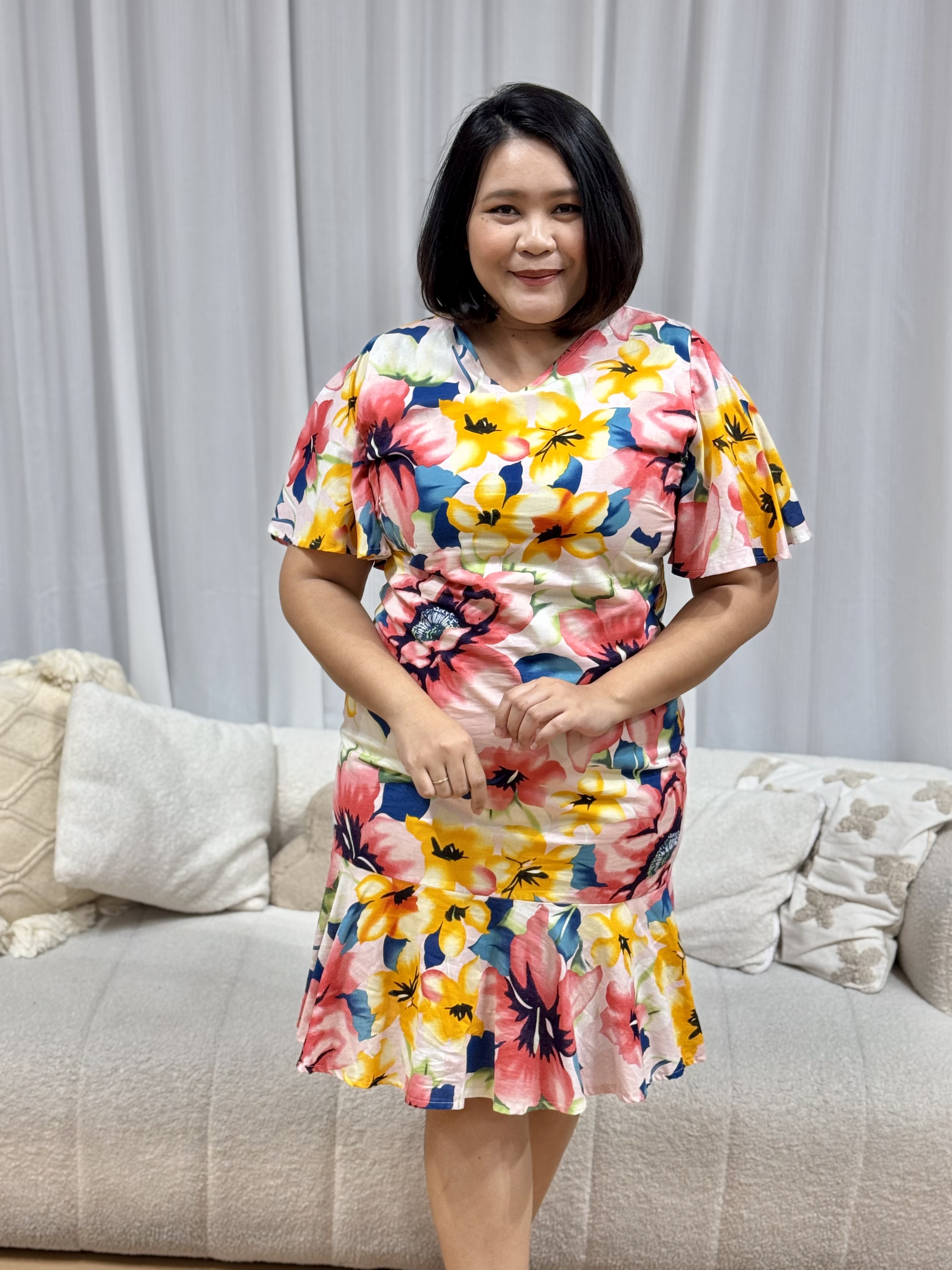 Oriental Paintbrush Premium Dress | Plus Size Dress