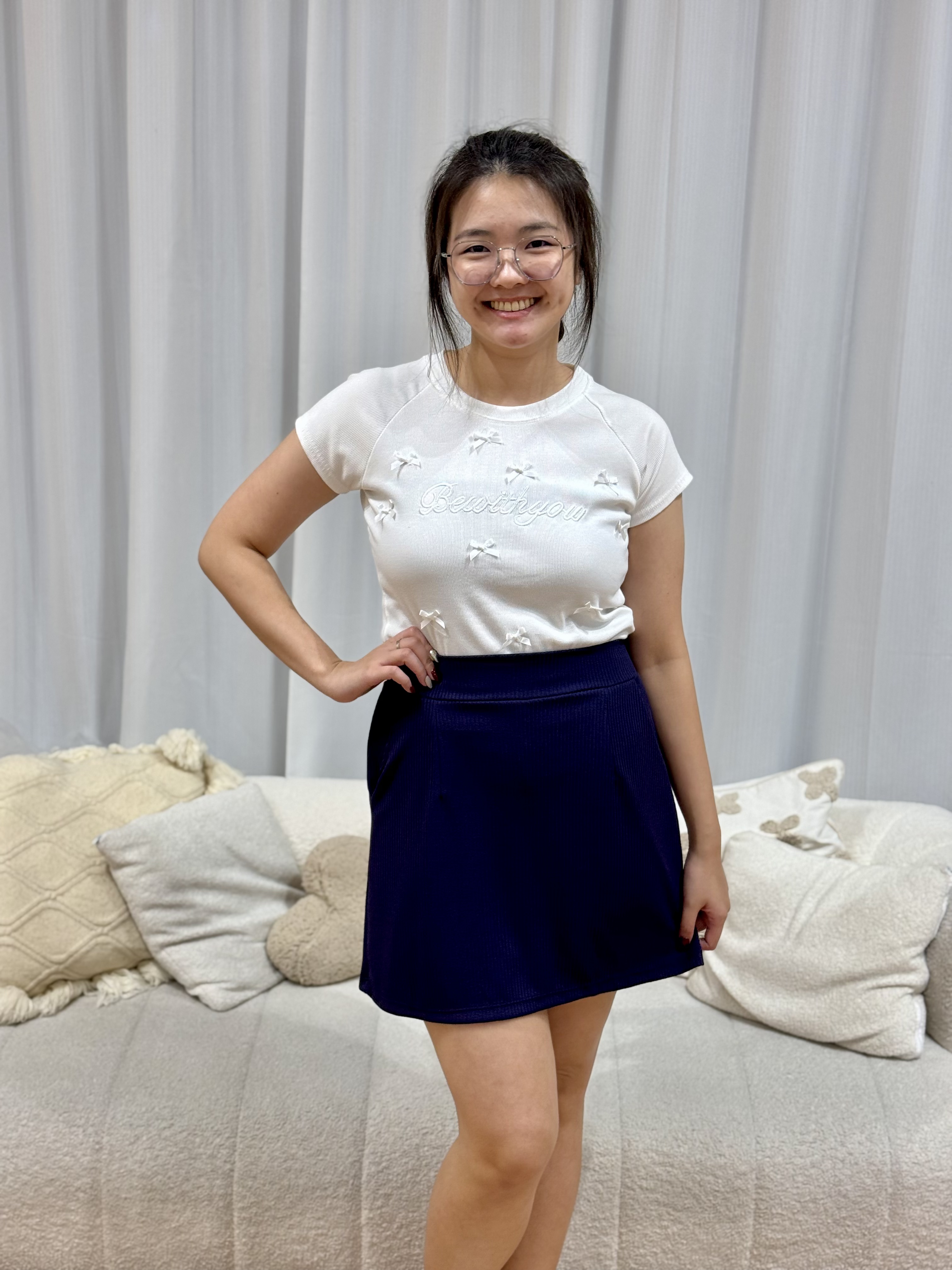 Love+ Slippy Strip Tennis Skirt | Plus Size Skirt