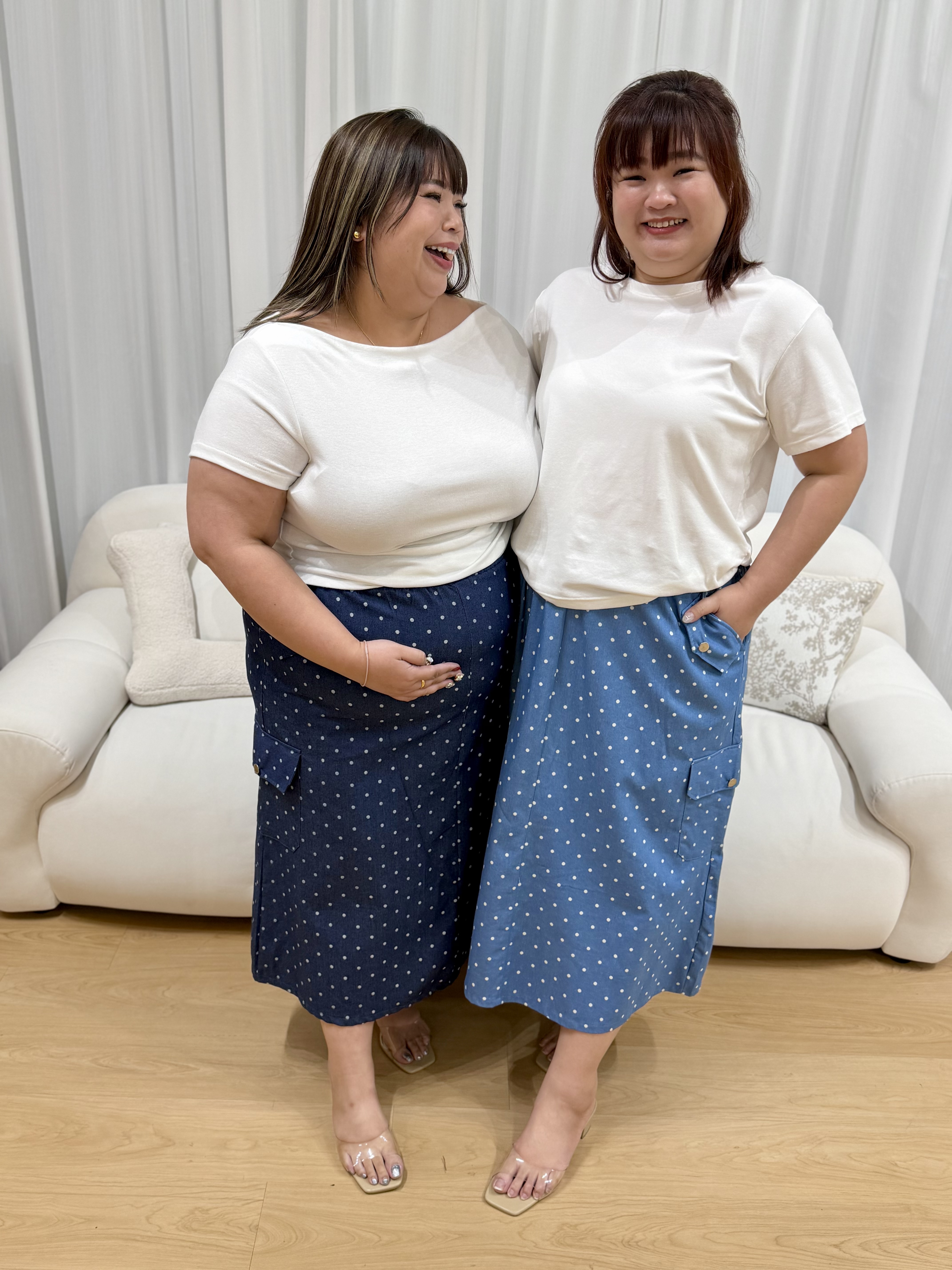 Emma PolkaDoty Skirt | Plus Size Skirt