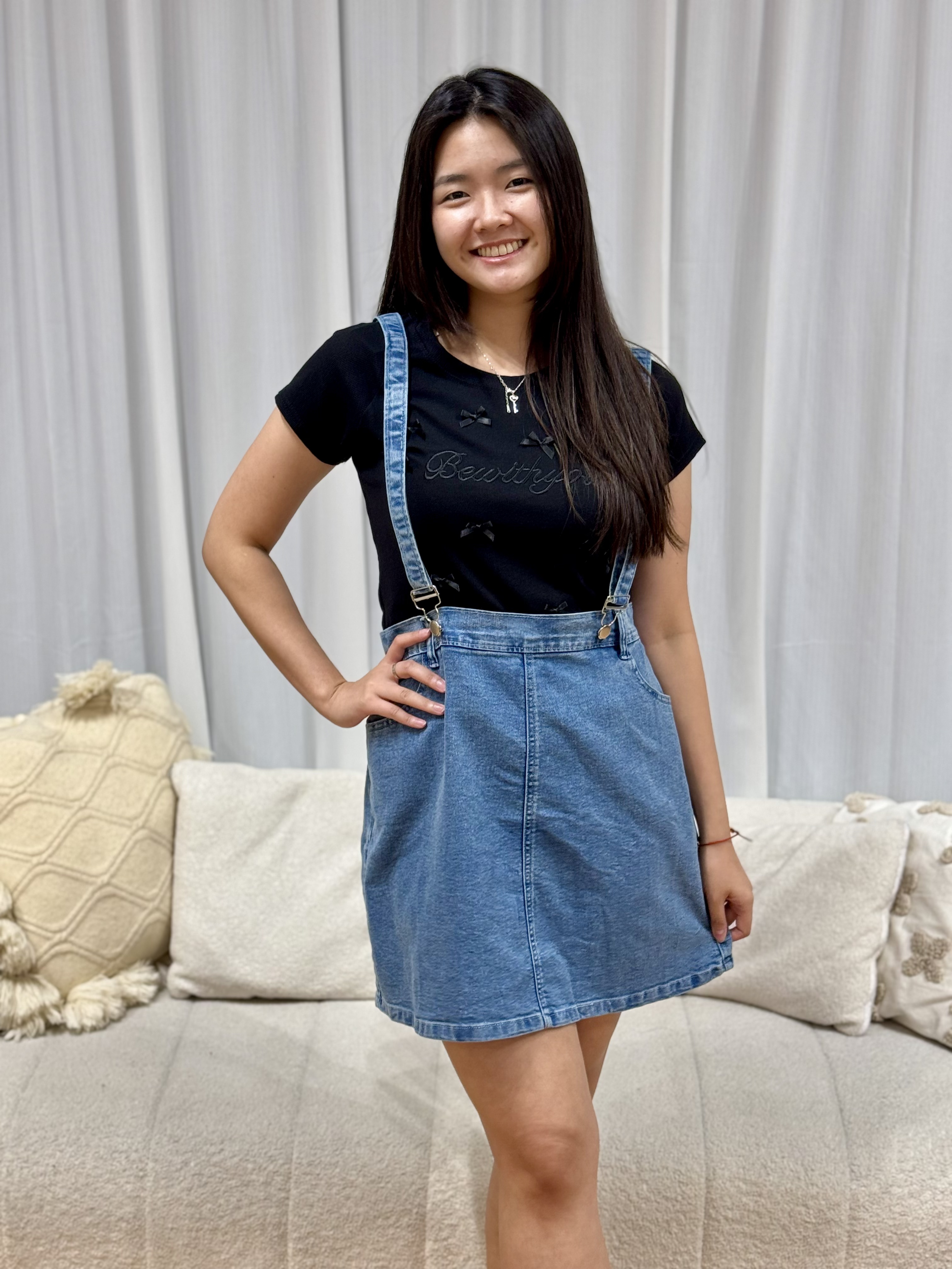 Love+ Strappy Denim Dungaree | Plus Size Dungaree