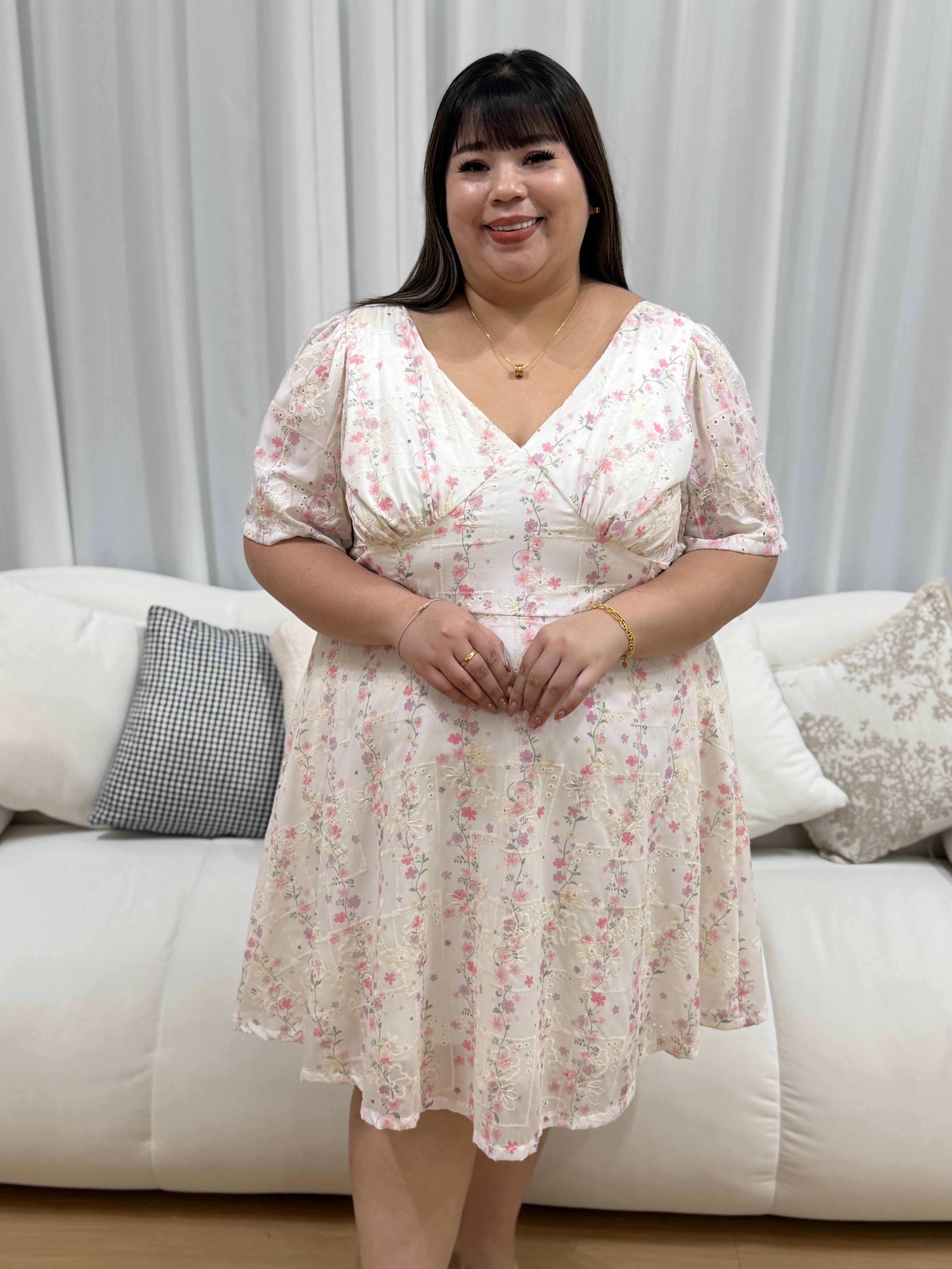 Love+ Lulu Camellia Pink Lace Dress | Plus Size Dress