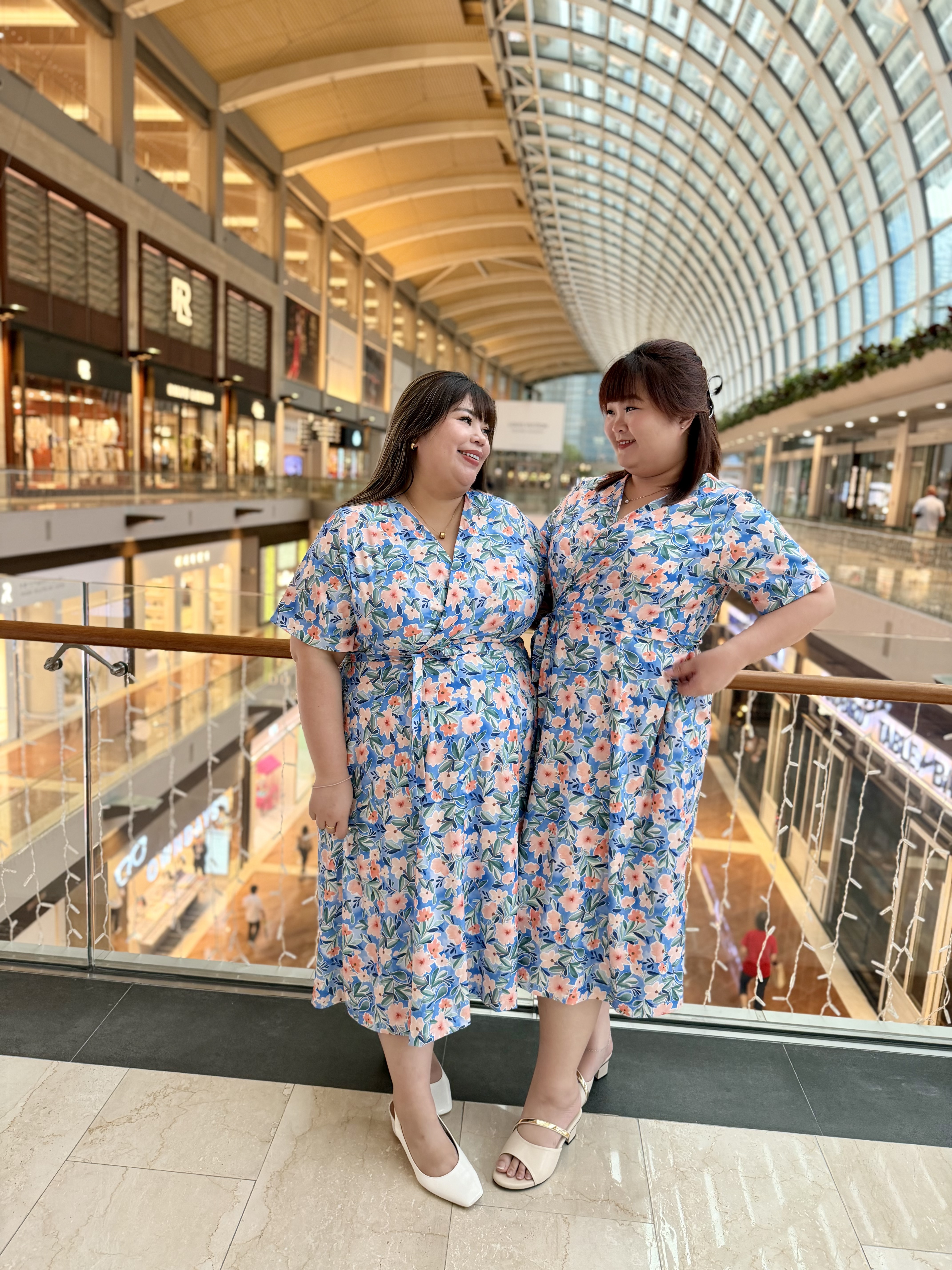 Love+ Ophelia Blue Blossom Maxi Kimono Dress | Plus Size Dress
