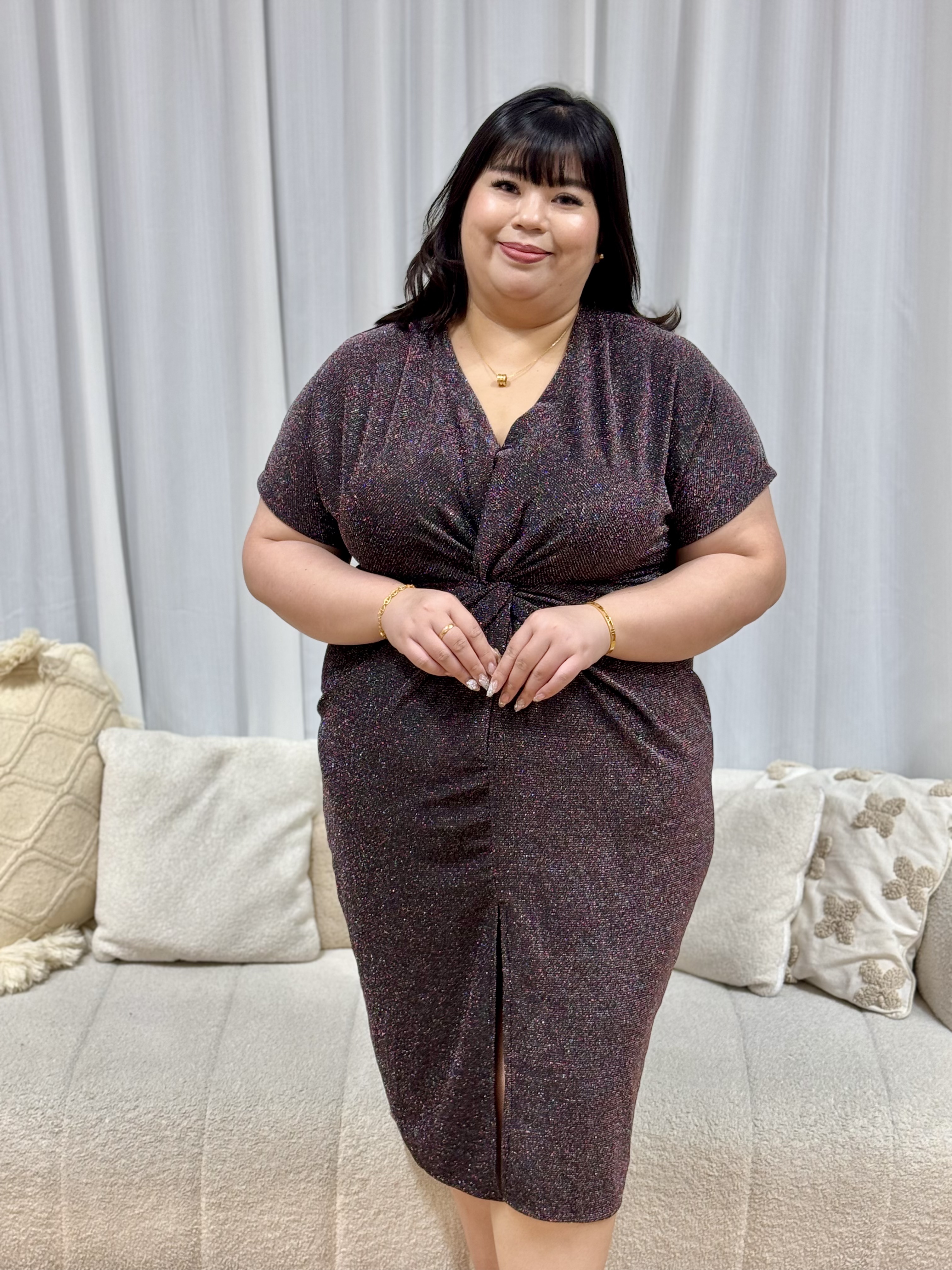 Nicole Shimmering Splendid Dress | Plus Size Dress