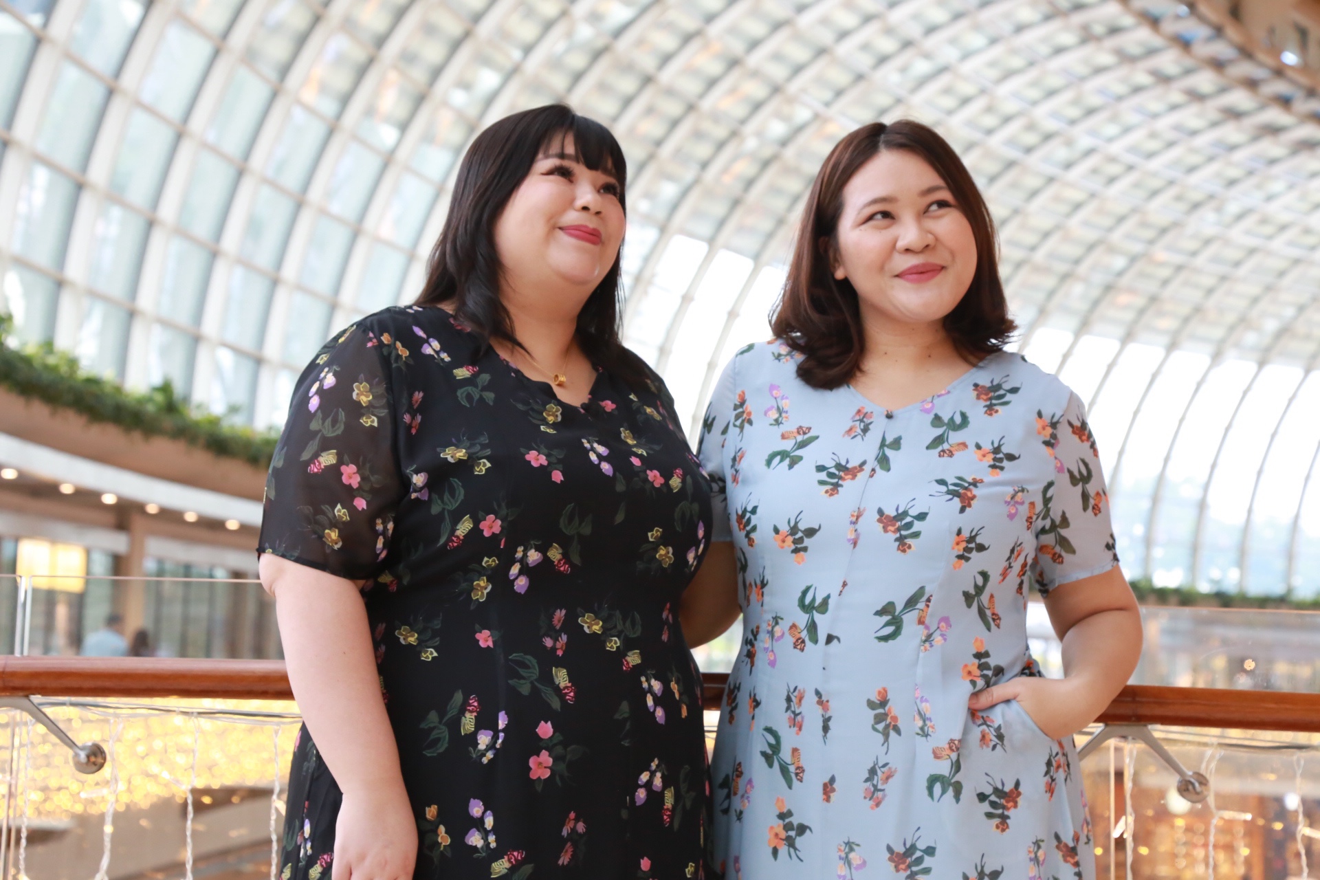 Love+ Alynna Chiffon Light Blue Floral Dress | Plus Size Dress