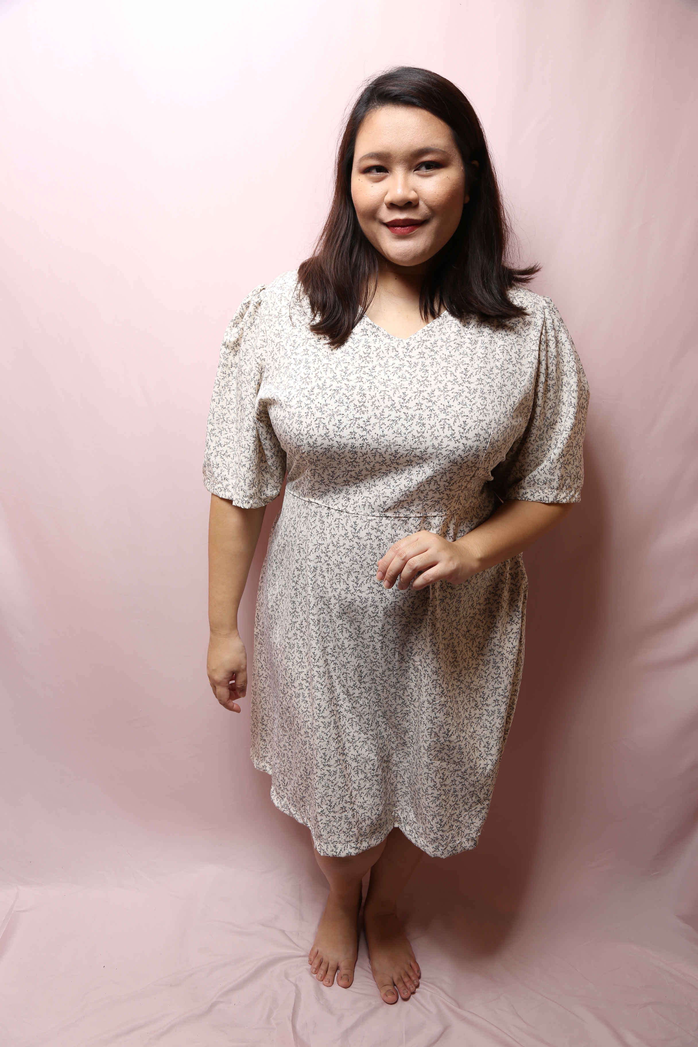 Love+ OSFA Casey Blossom Dress | Plus size dress