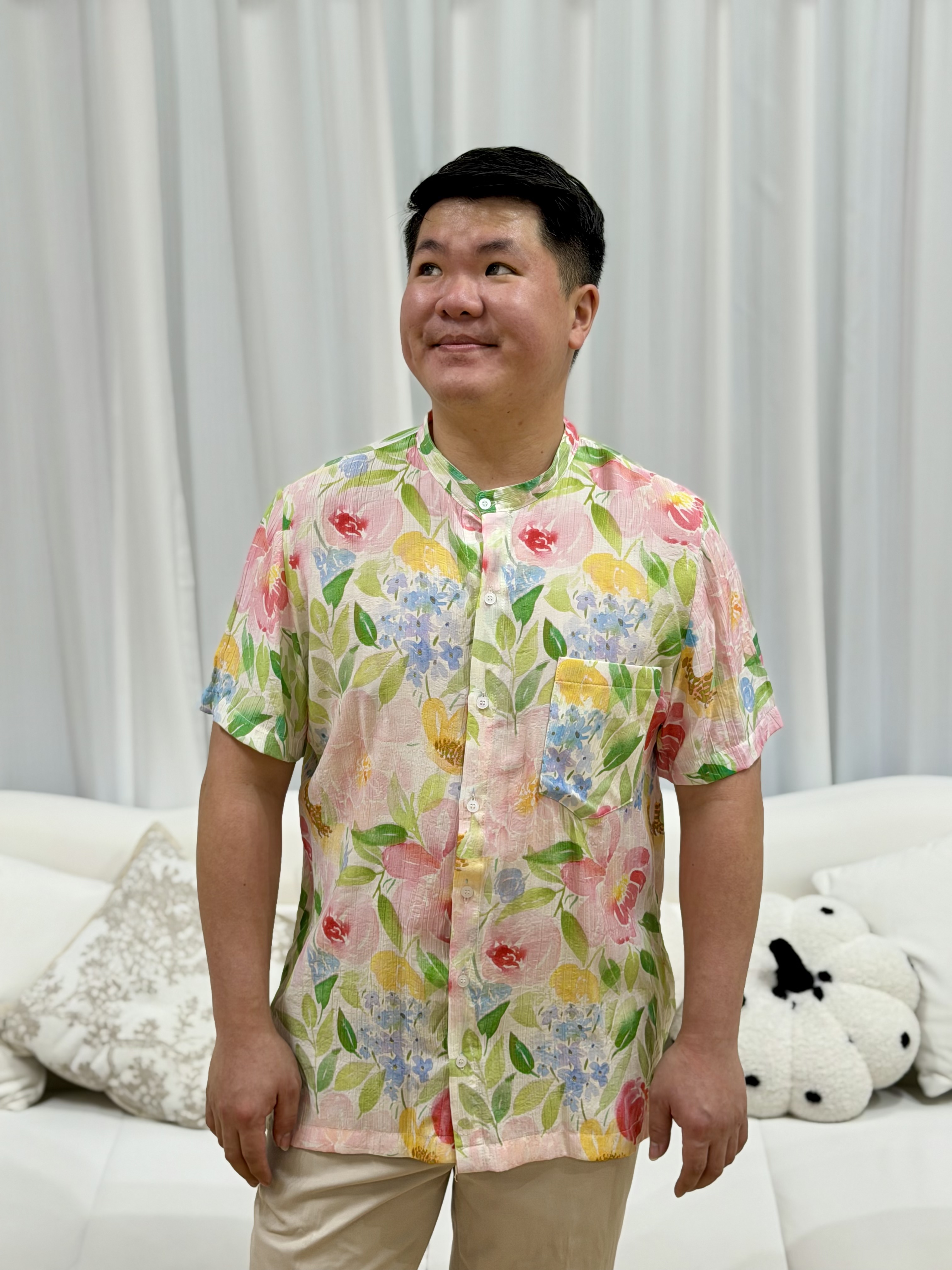 Love+ Eureabella Spring Bloom Men Shirt | Plus Size Shirt