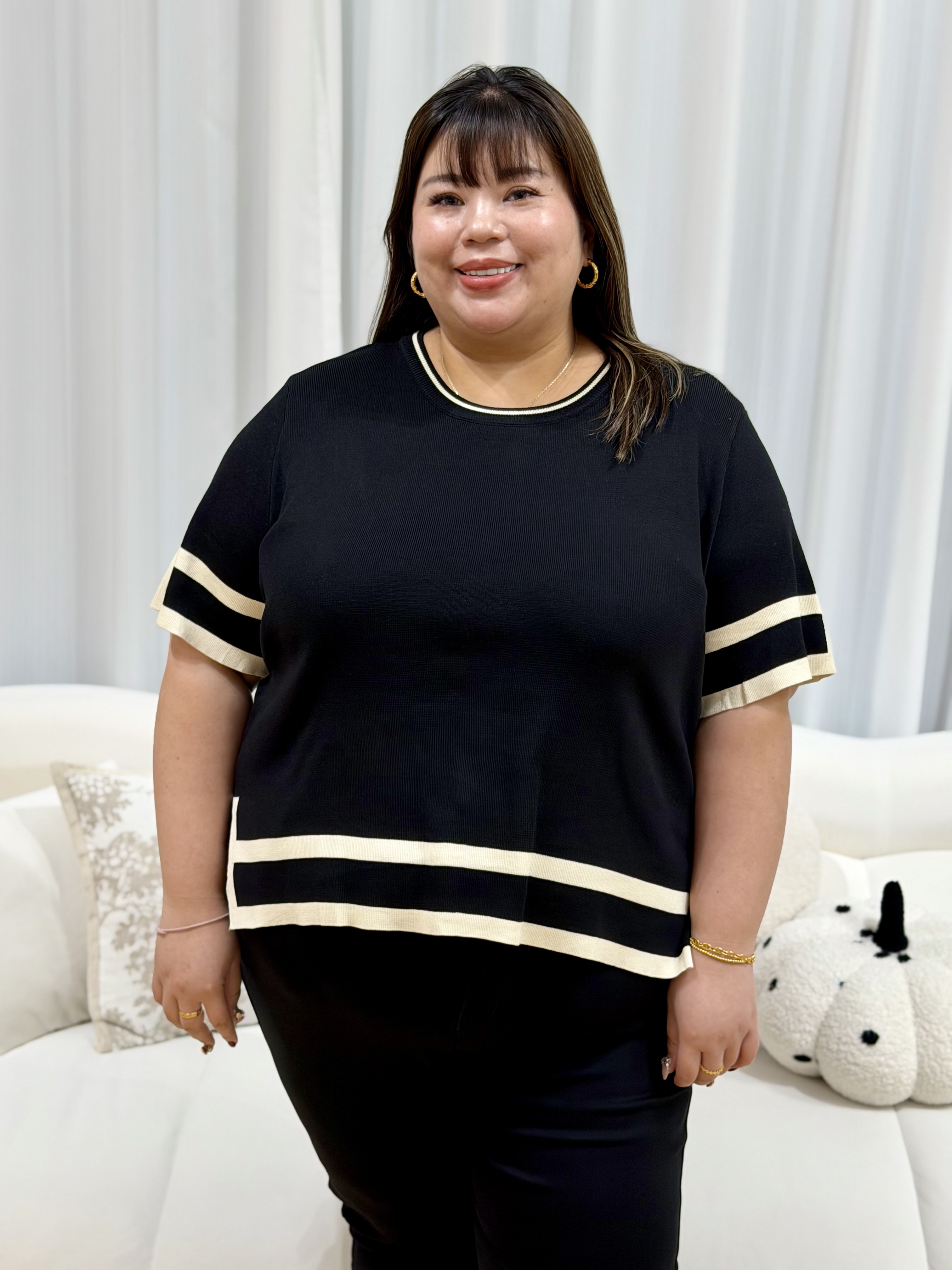 Scaffy Knitted Top | Plus Size Top