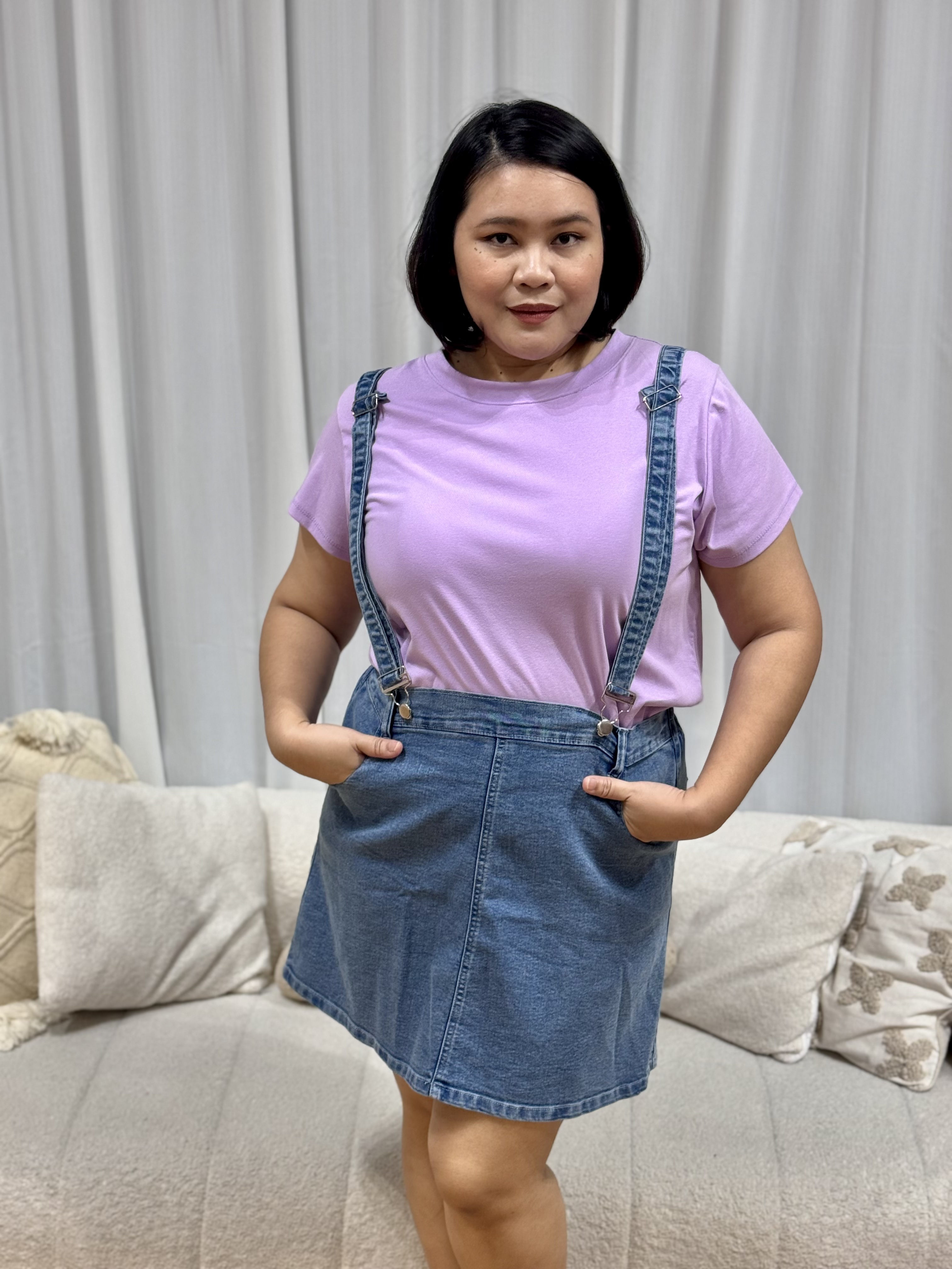 Love+ Strappy Denim Dungaree | Plus Size Dungaree