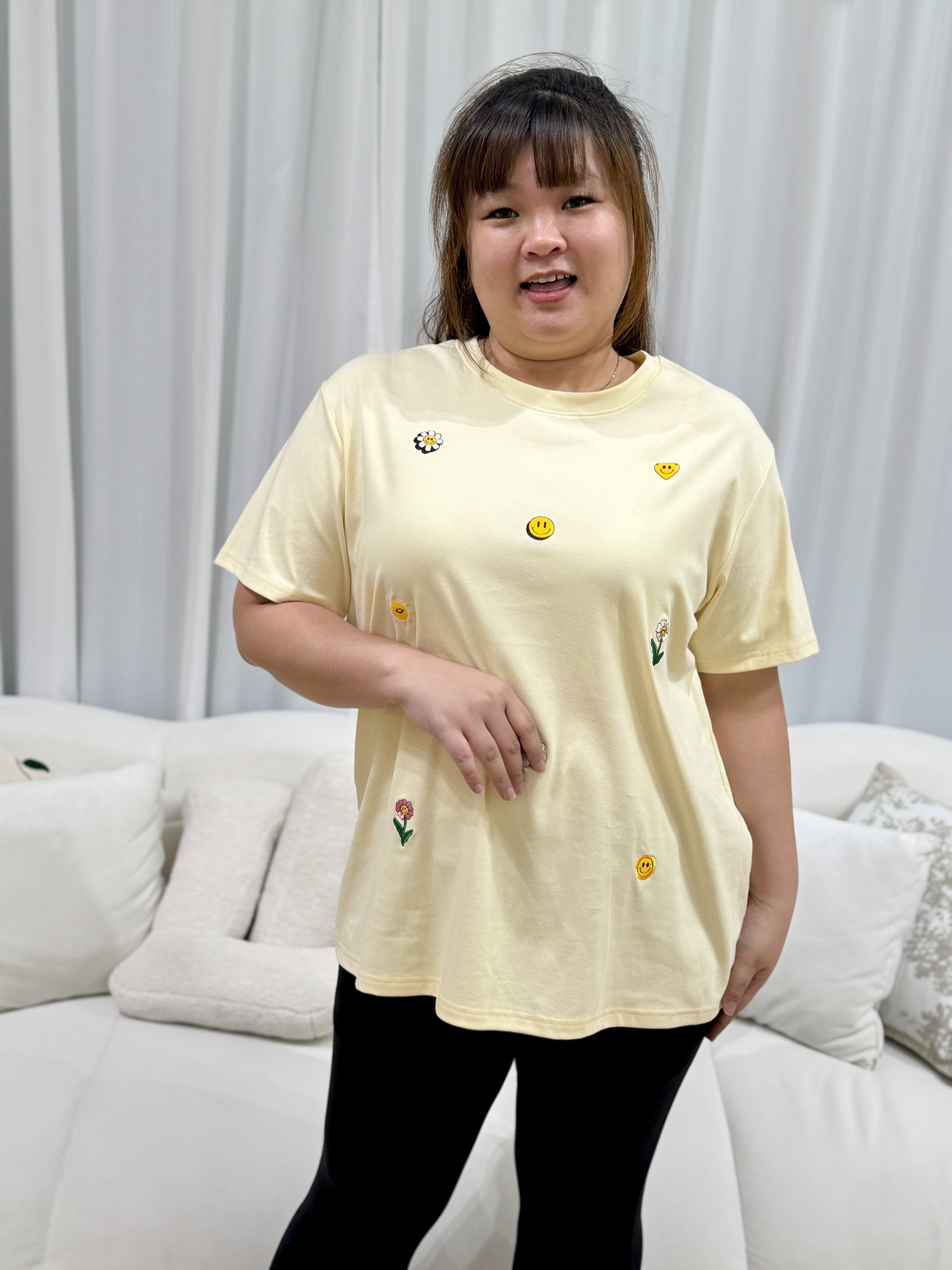 Sunshine Glory Emoji Top | Plus Size Top