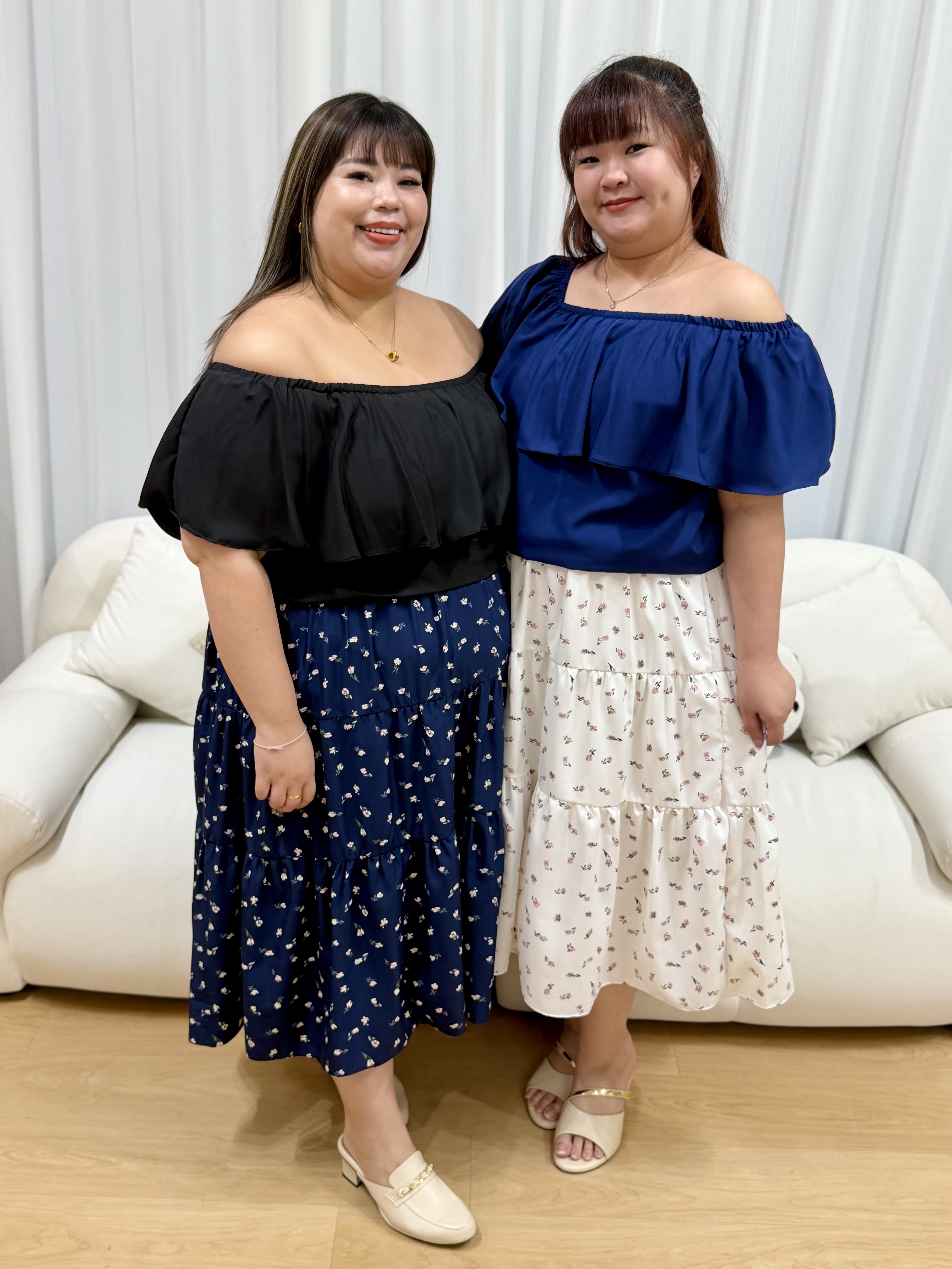 Love+ Solid Ruffle O/S 3-Way Top | Plus Size Top