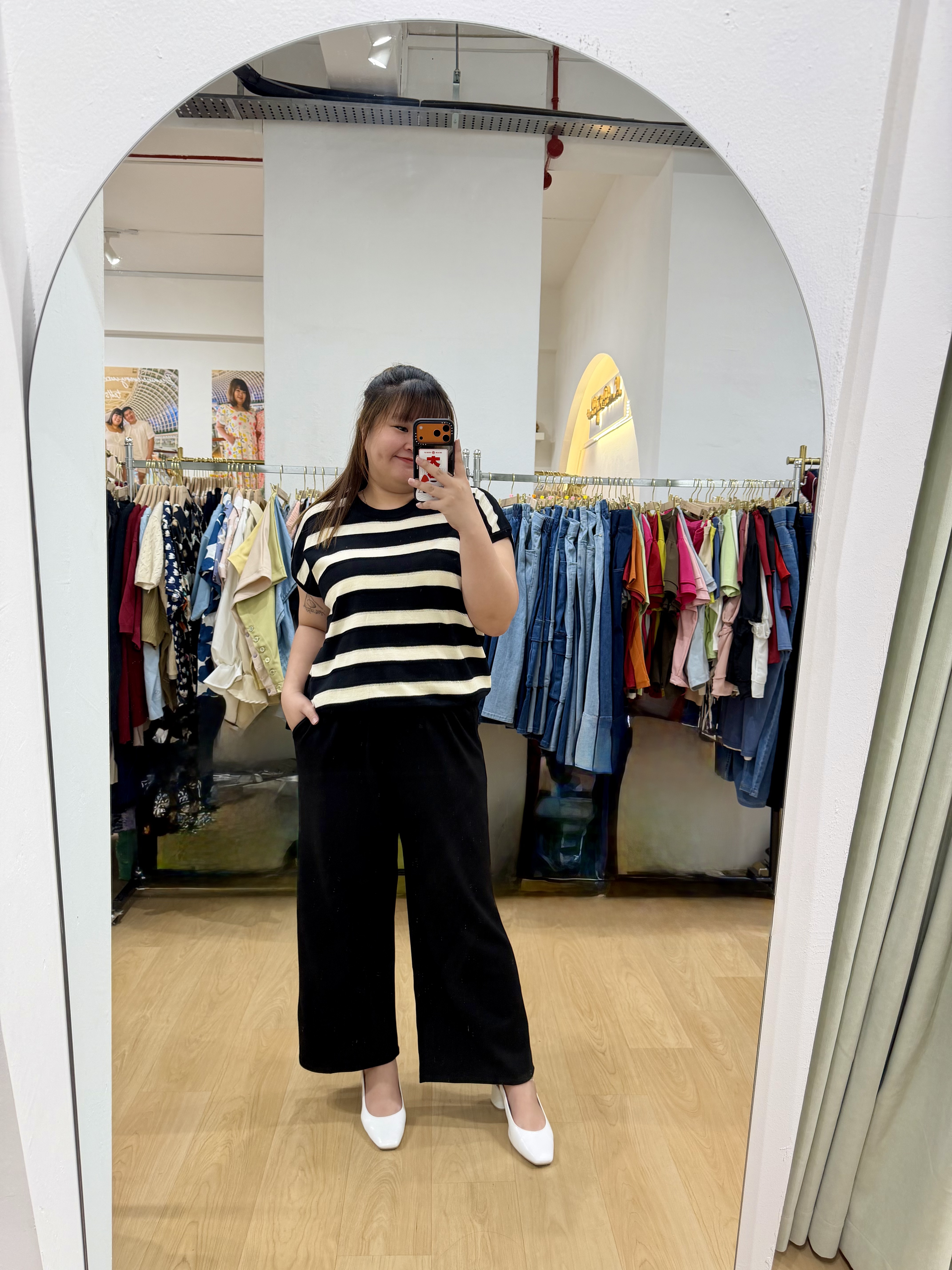 Popping Stripes Soft Knit Top | Plus Size Top