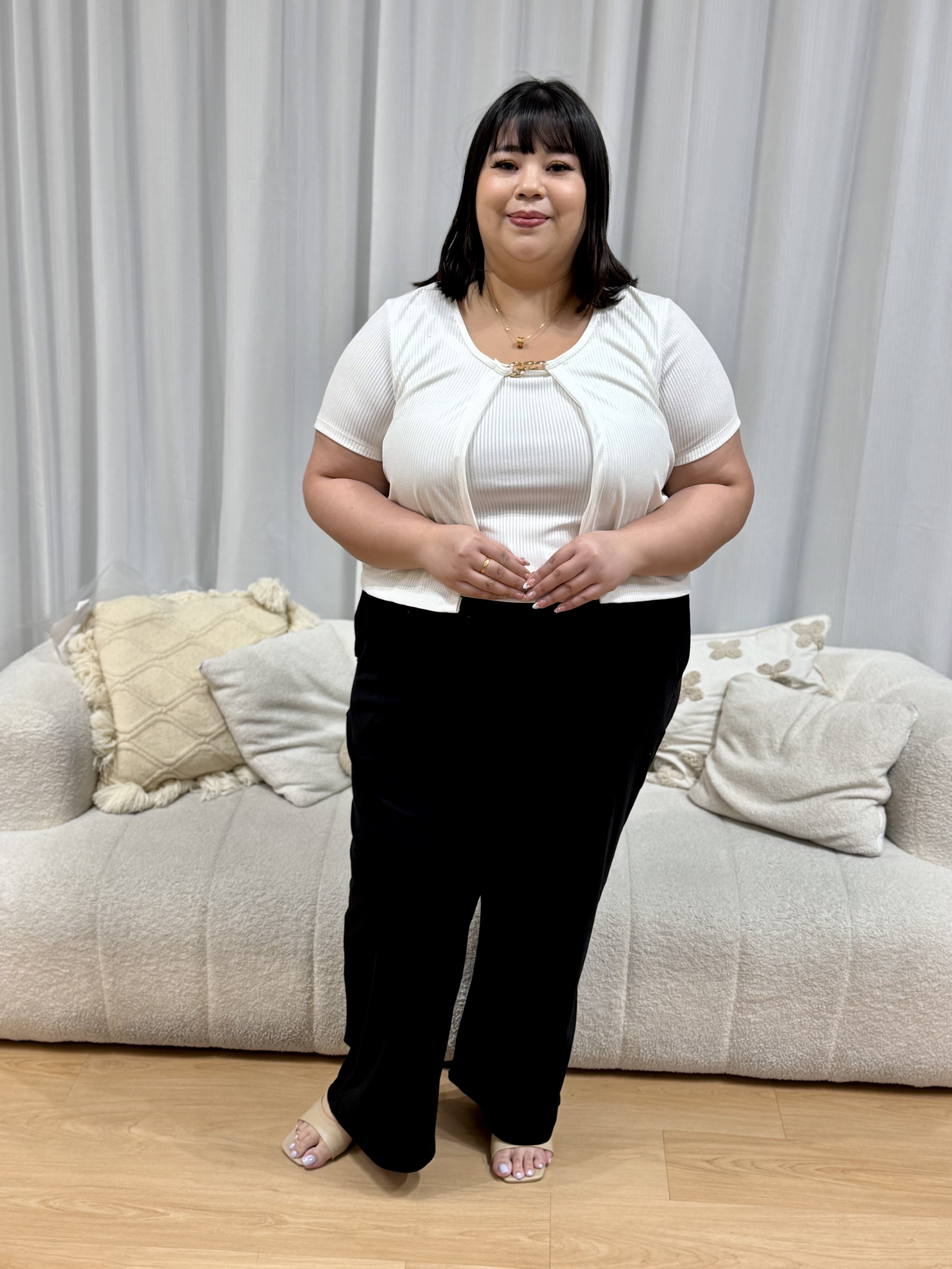 Jinno Gold Chain Top | Plus Size Top