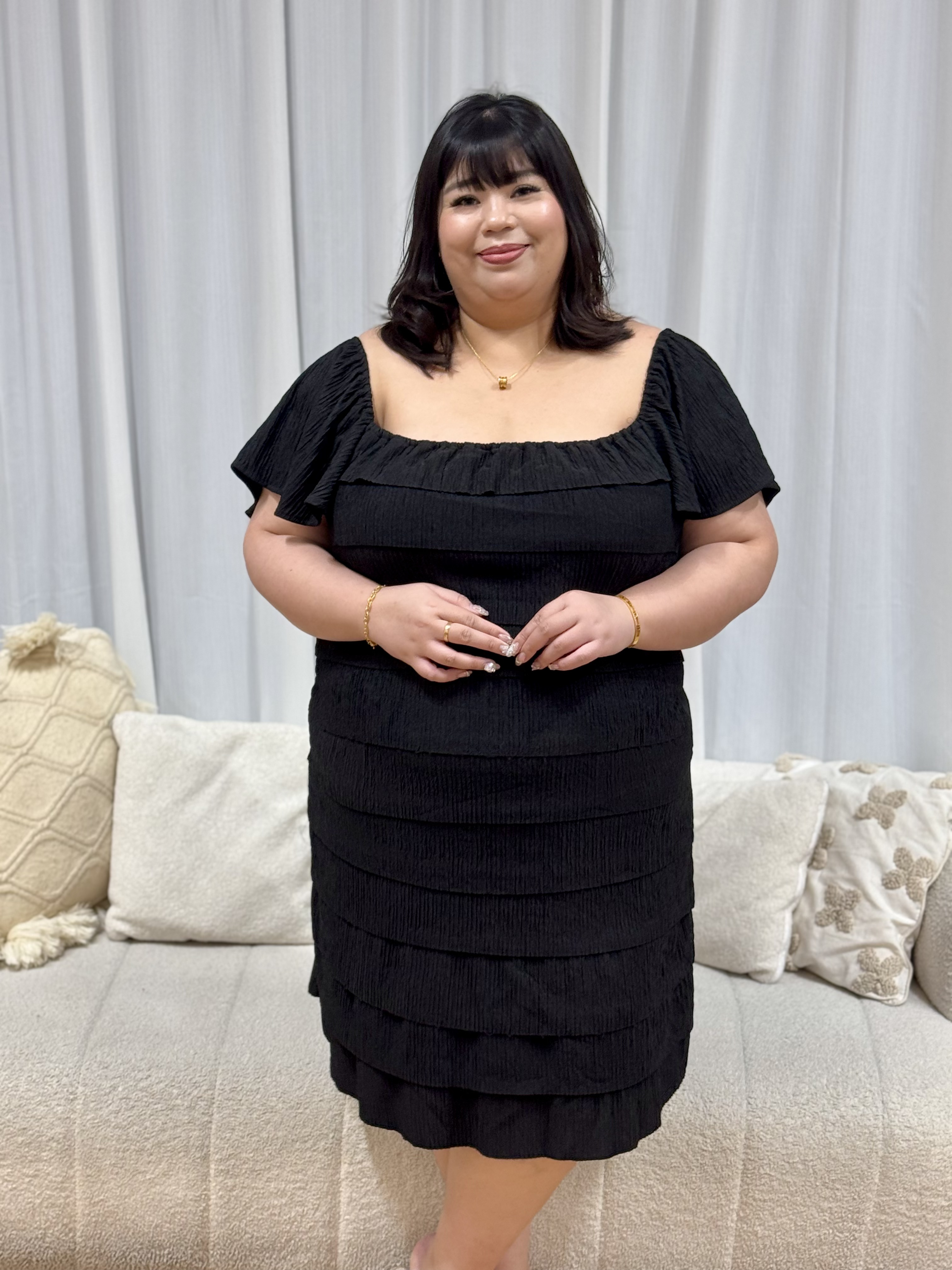 Love+ Daphne Softie Tier Dress | Plus Size Dress