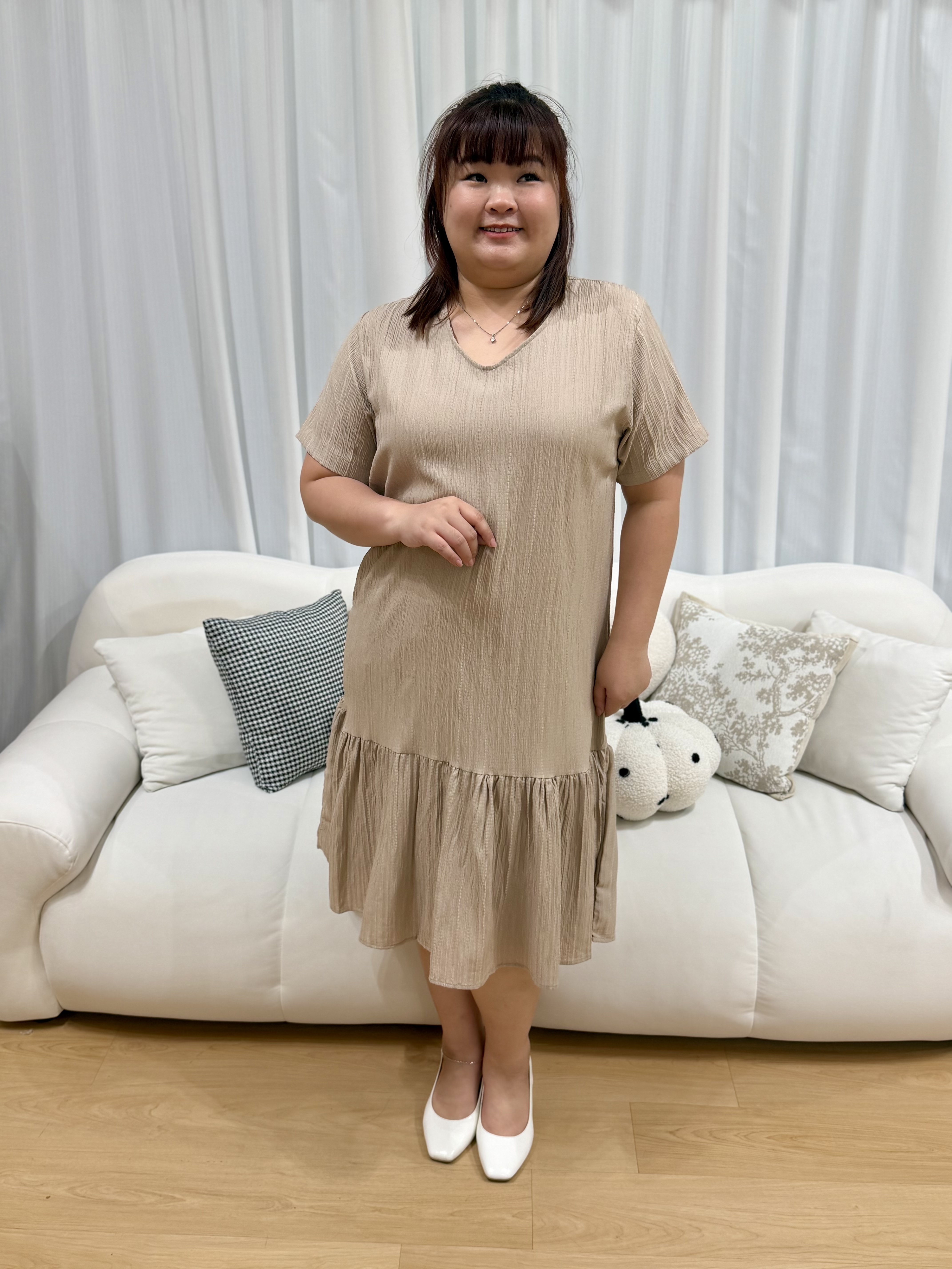 Orlena Solid Dress | Plus Size Dress