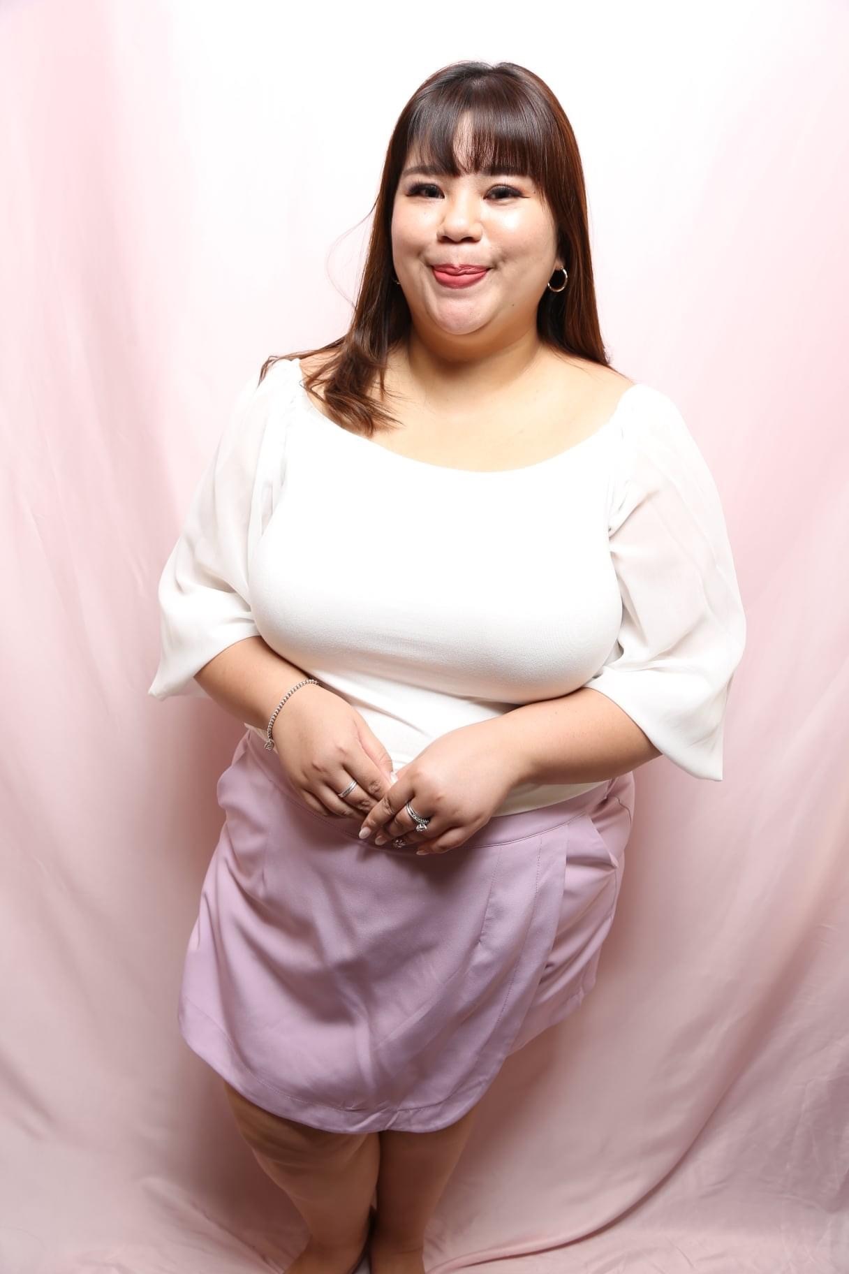 plus size white chiffon top