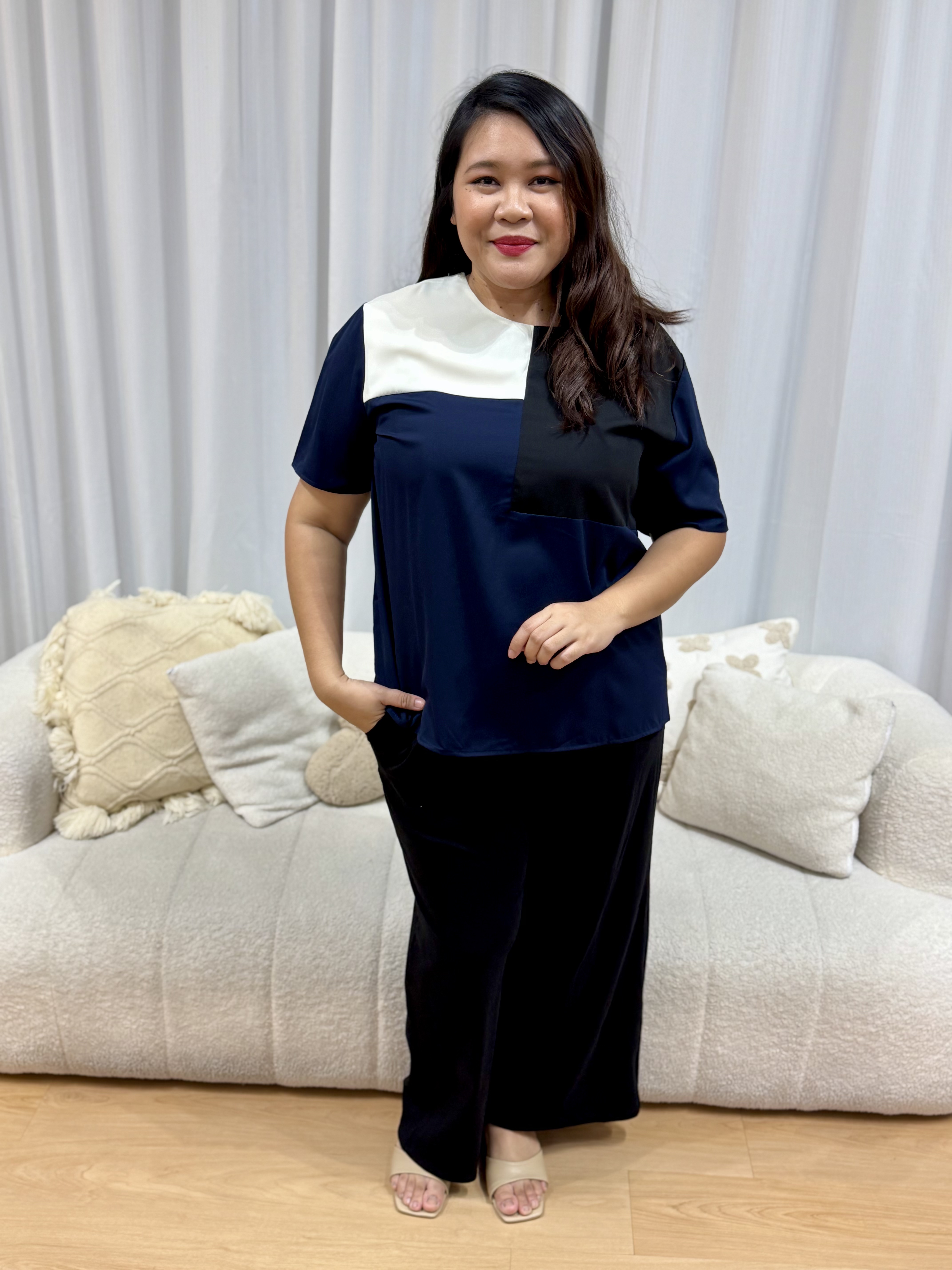 Trixi Tri Tone Top | Plus Size Top