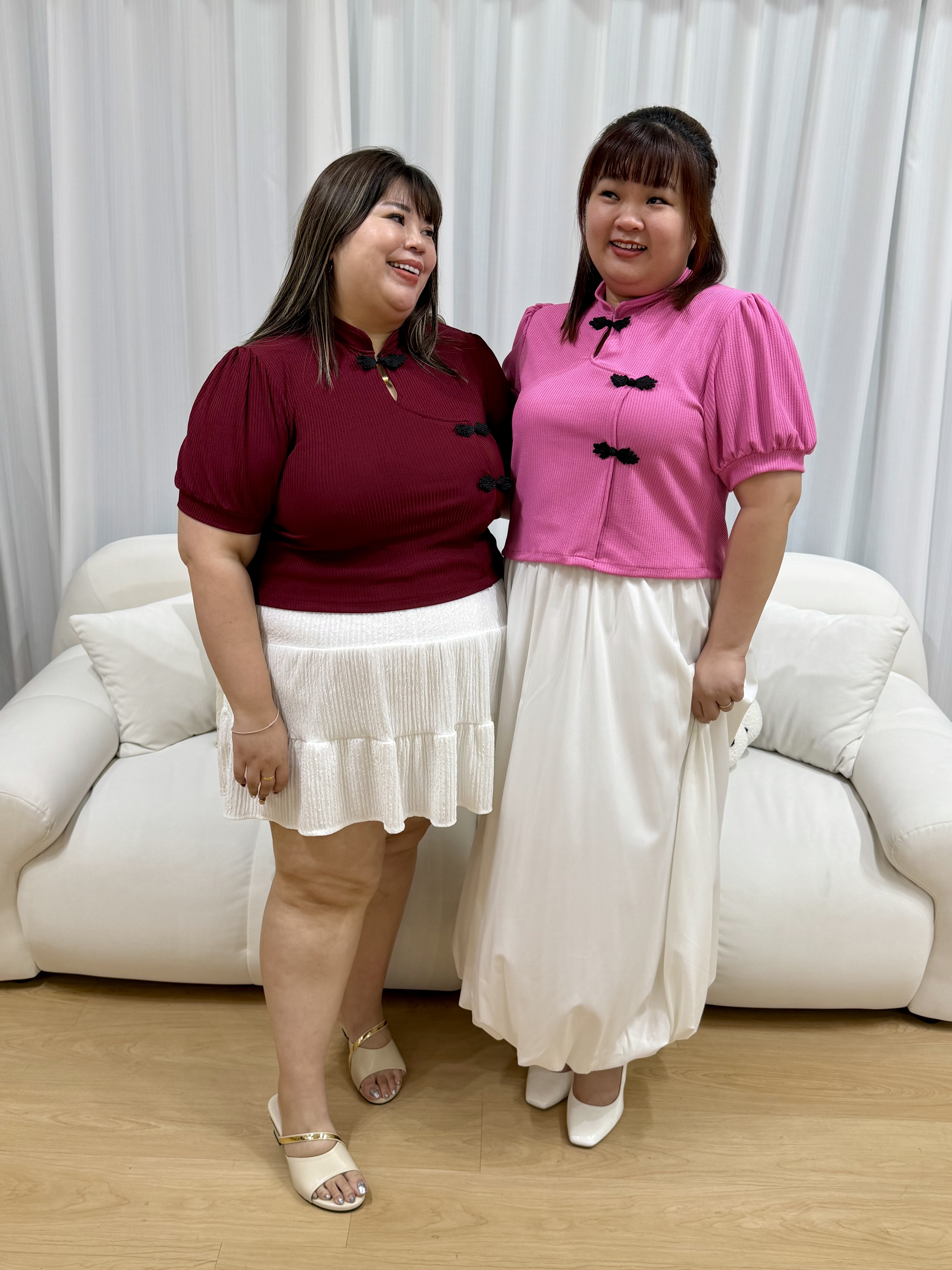 Enya Simple Qipao Top | Plus Size Top