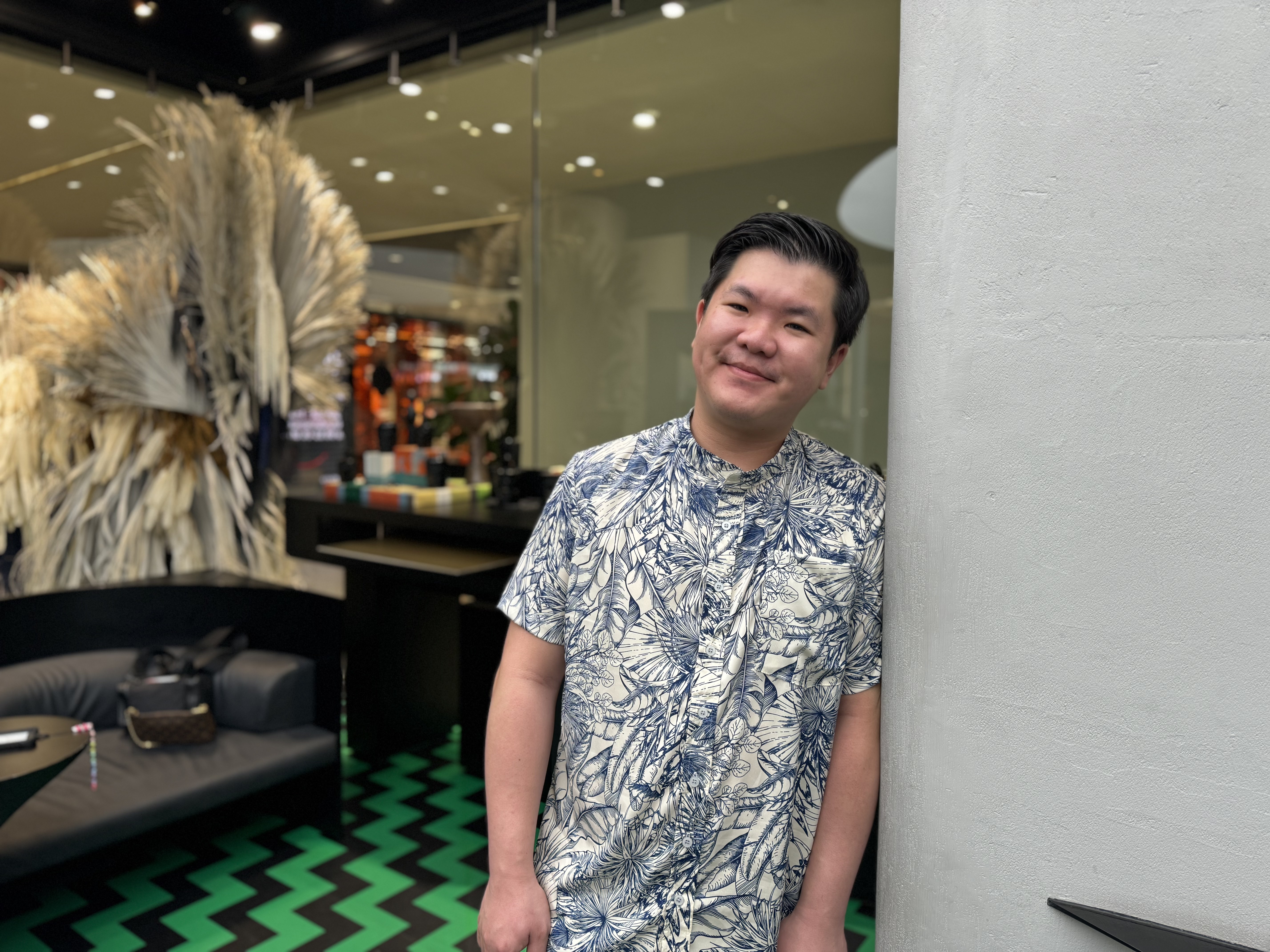 Love+ Dawn Gracey Mandarin Collar Shirt (Mens) | Mens Shirt