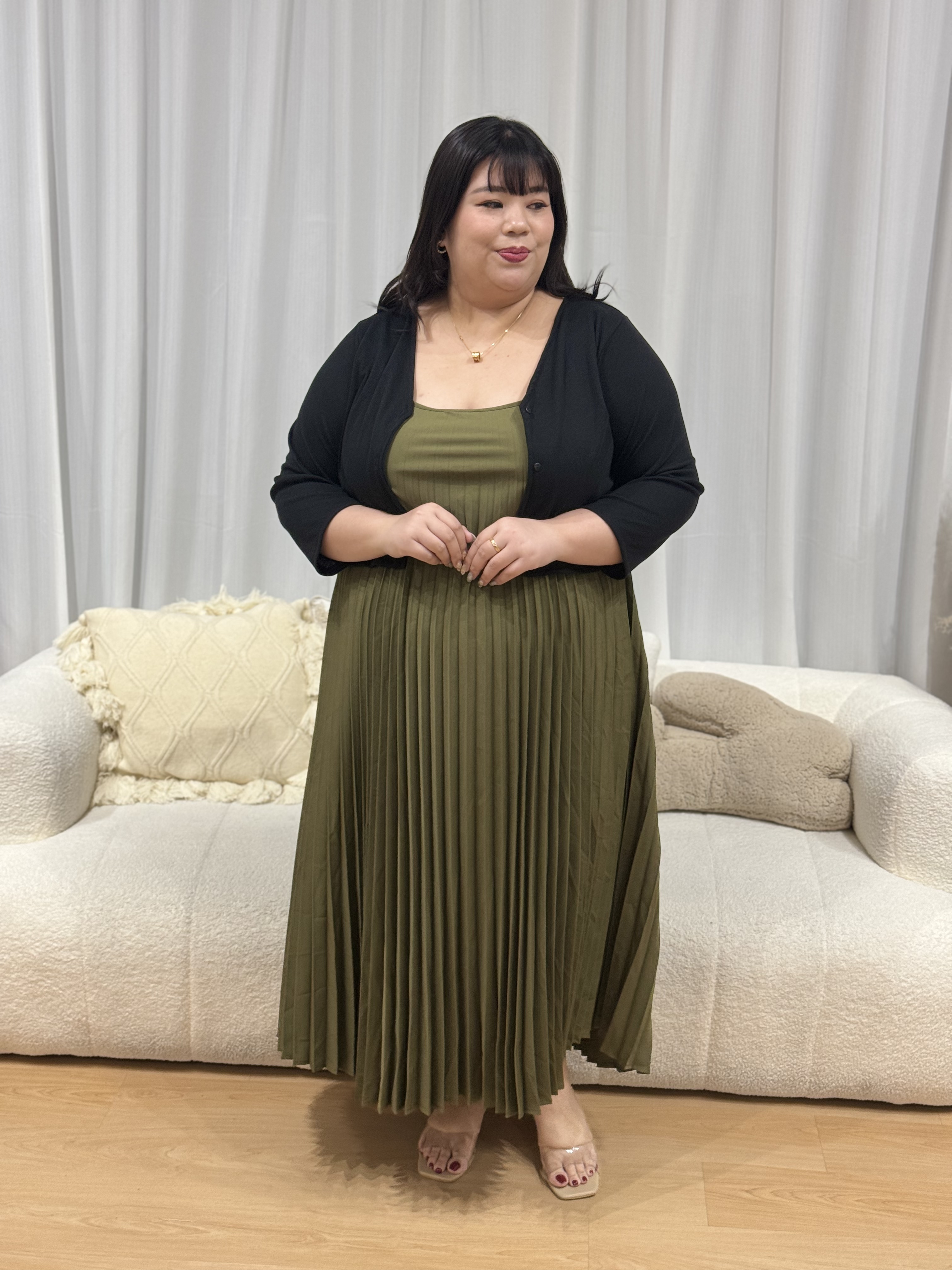 Jacinta Pleated Dress | Plus Size Dress