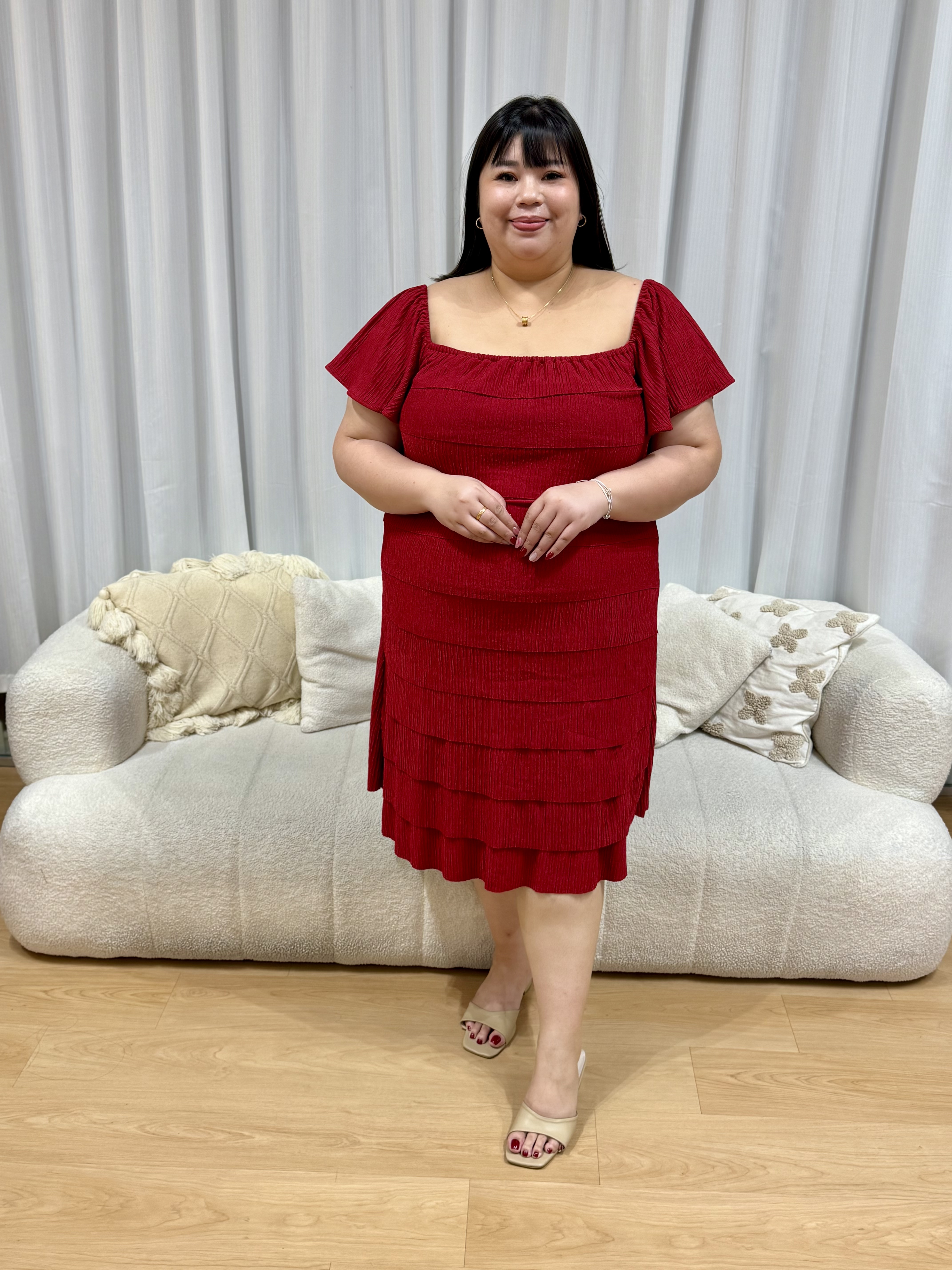 Daphne Softie Tier Dress | Plus Size Dress