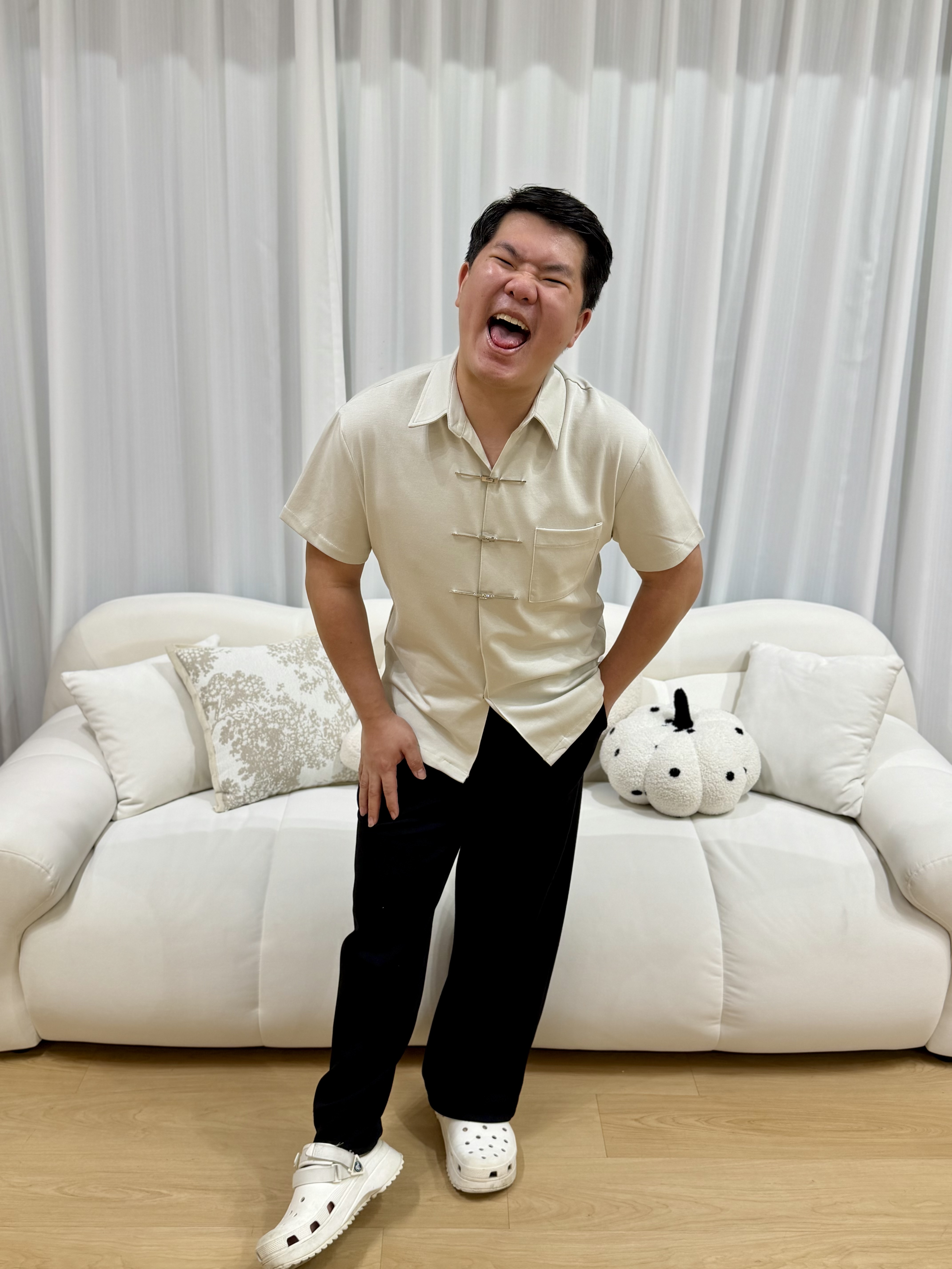 鑫旺 Mens Qipao Top | Plus Size Mens