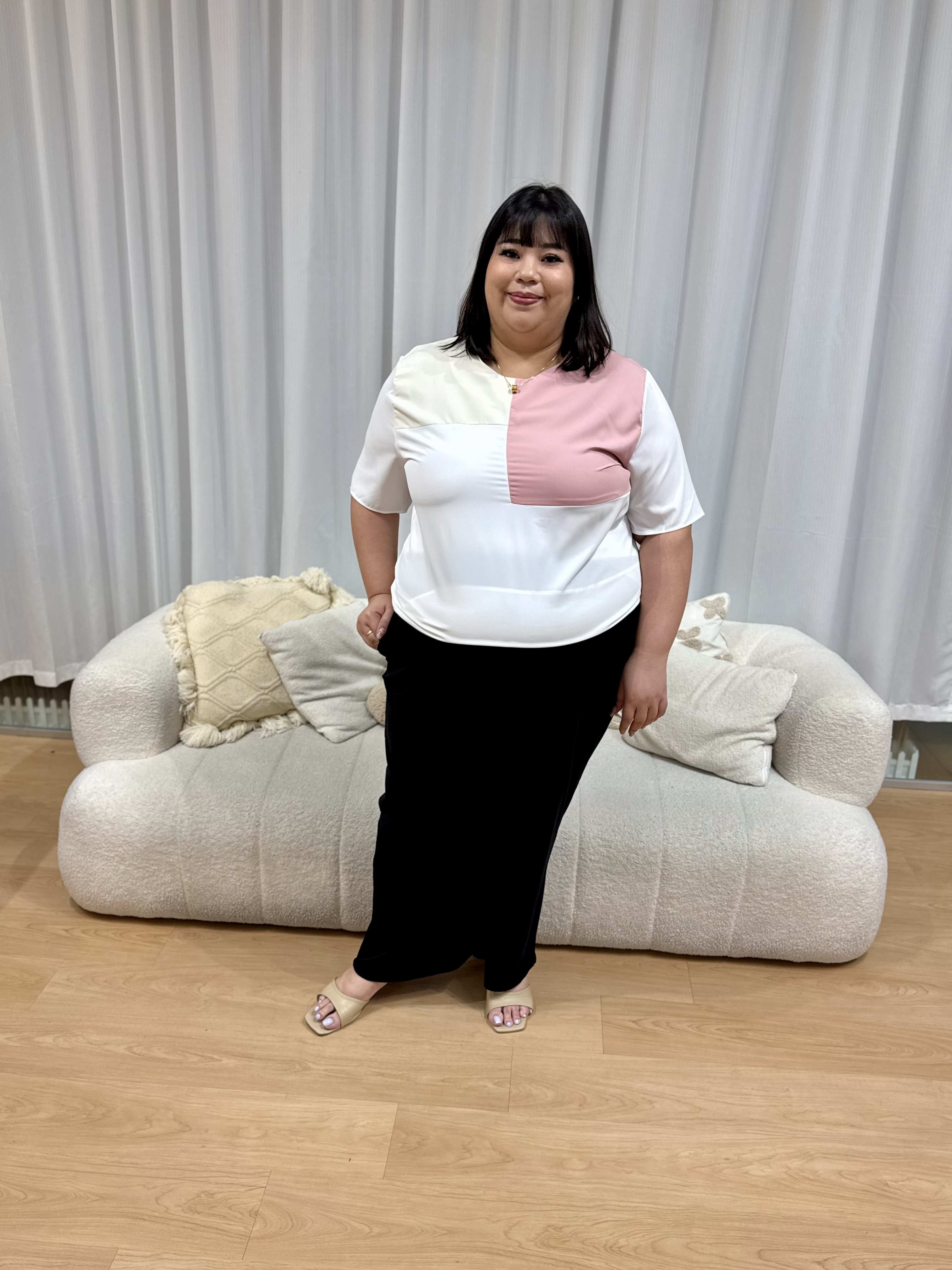 Trixi Tri Tone Top | Plus Size Top