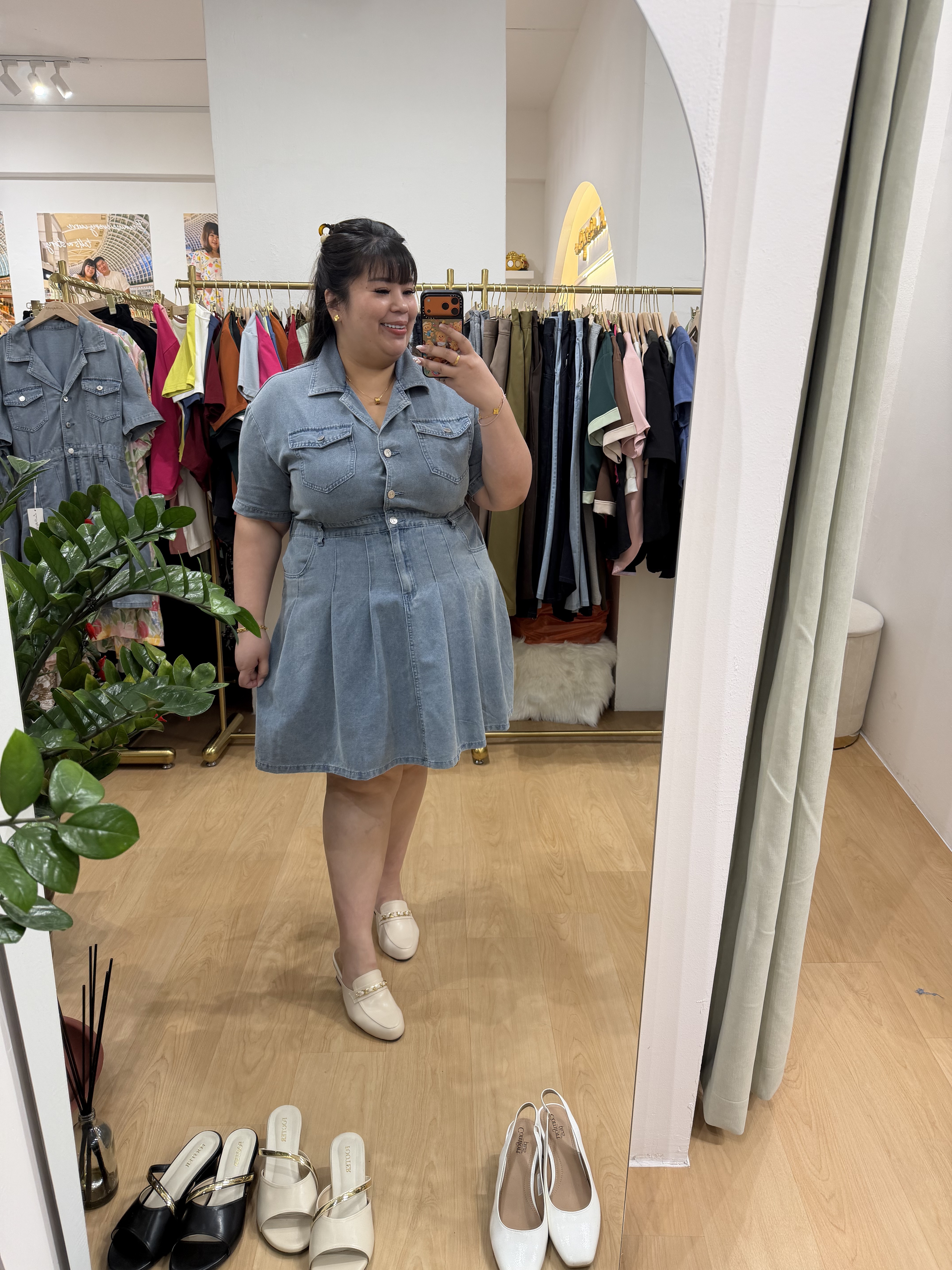 Love+ Denim Slimflex Dress | Plus Size Denim Dress