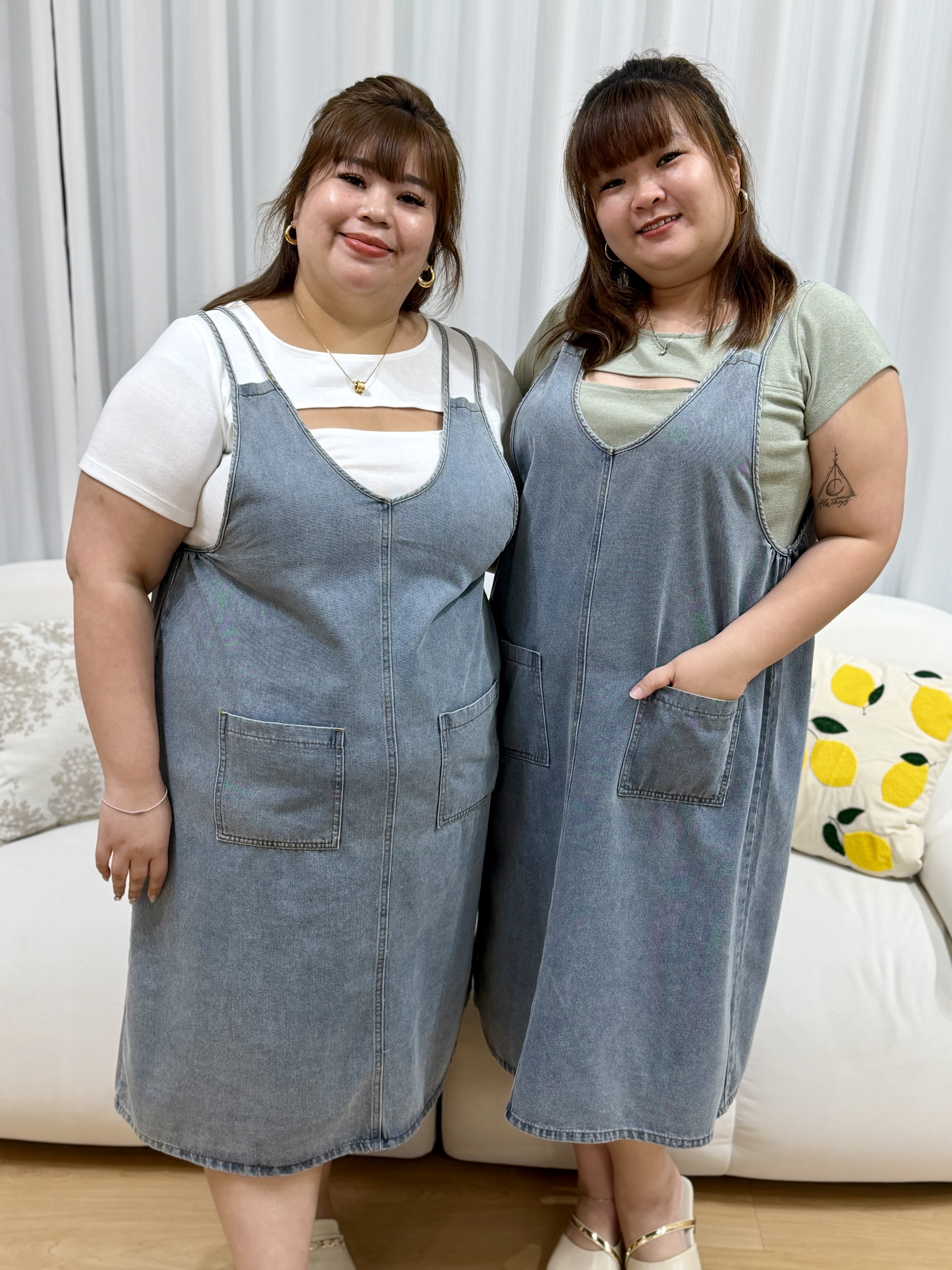 Love+ Aprillia Denim Dress #2070 | Plus Size Dress