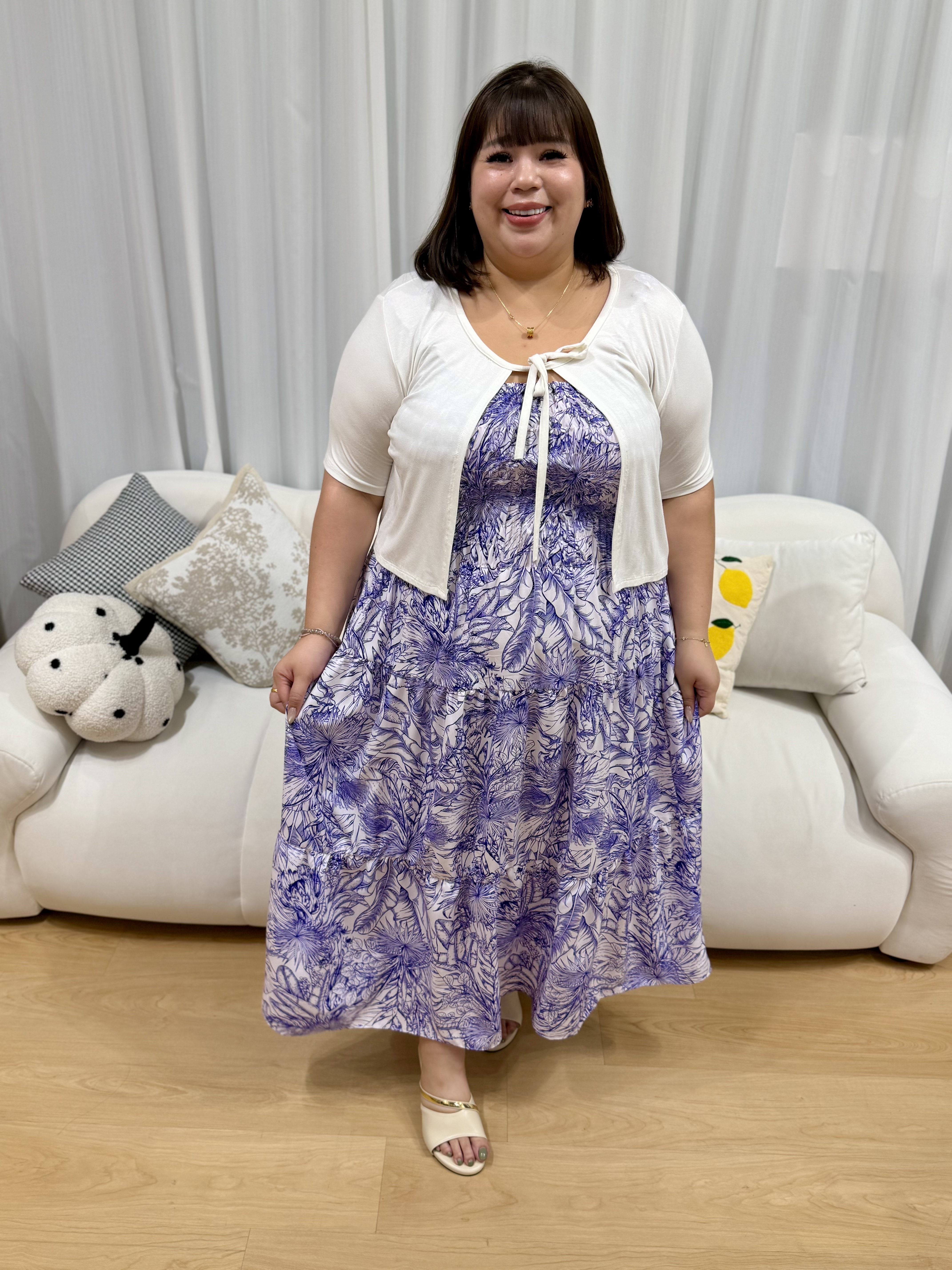 Love+ Chloe Hommé Abstract Maxi Dress | Plus Size Dress
