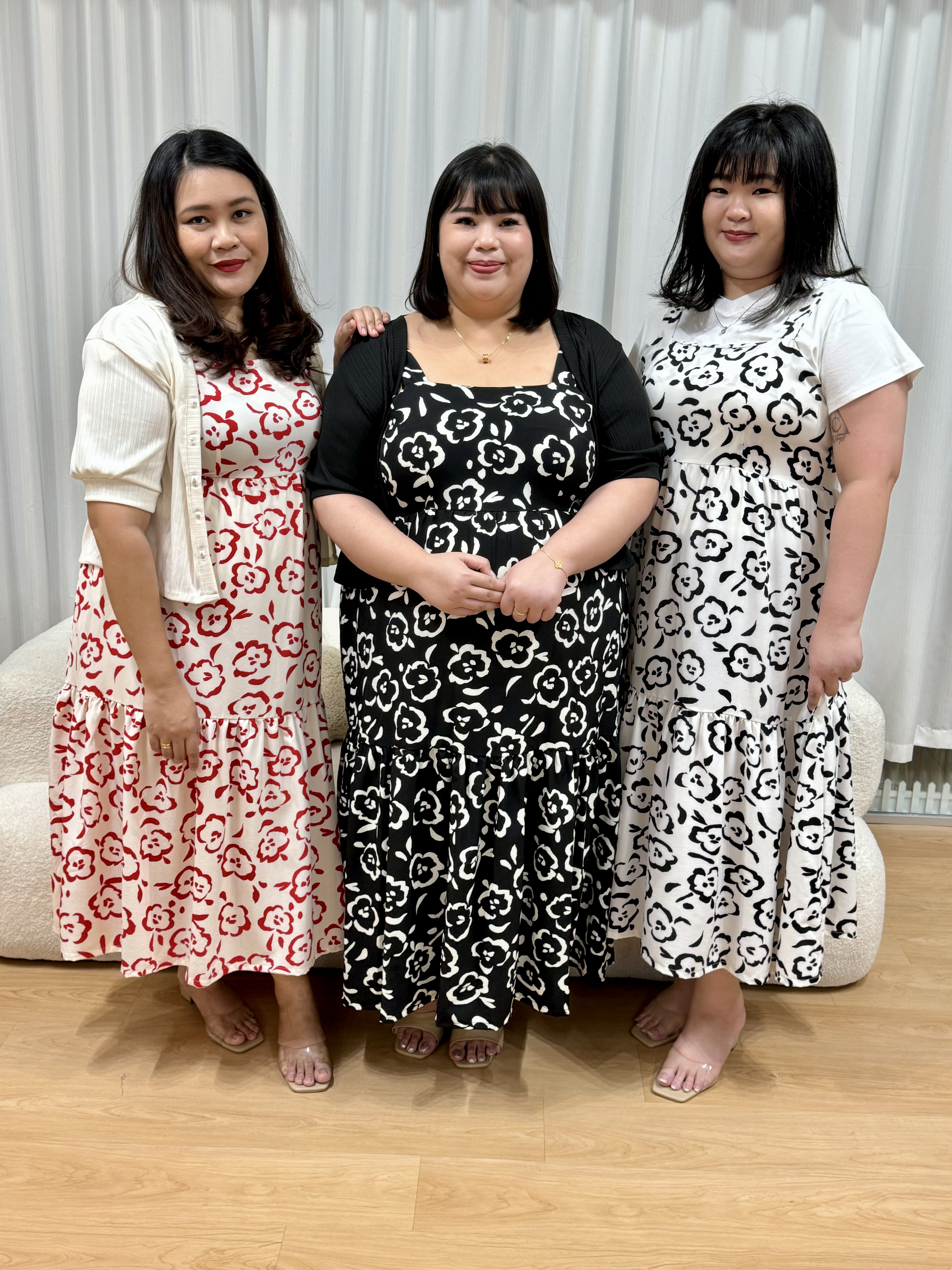 Tessa Artsy Floral Dress |Plus Size Dress