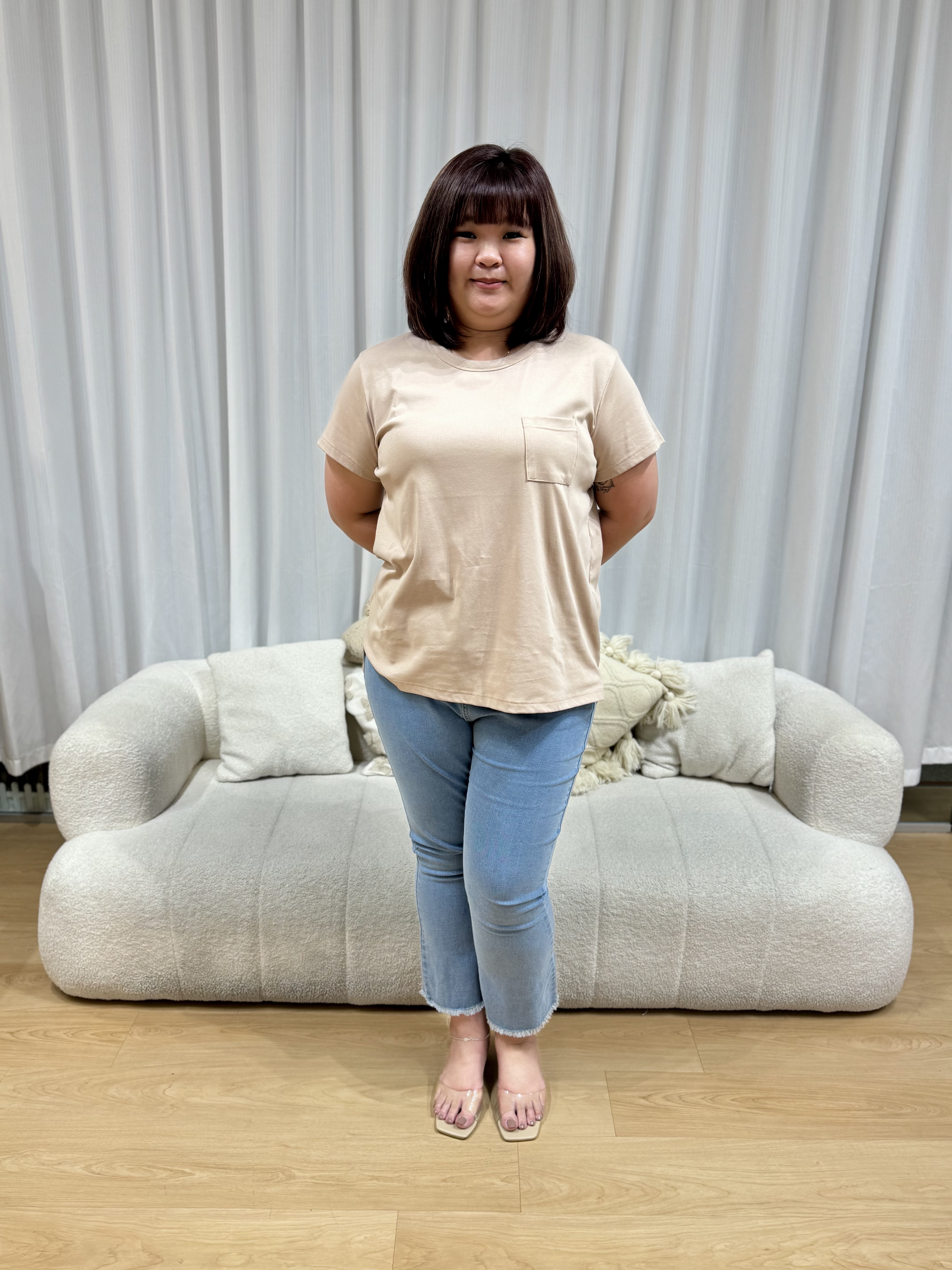 Love+ Basic Long Pocket T-Shirt