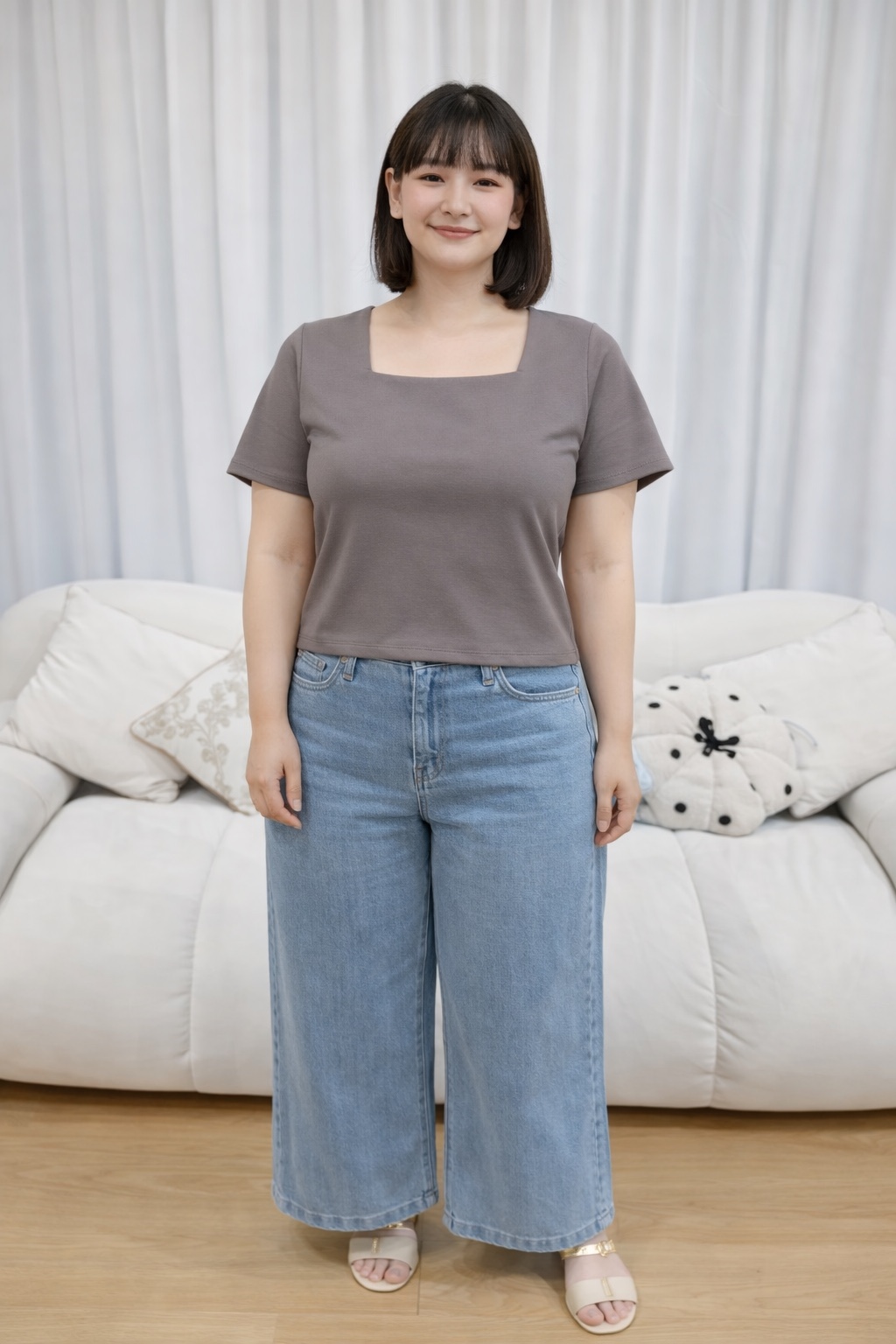 Box Neck Premium Top | Plus Size Top