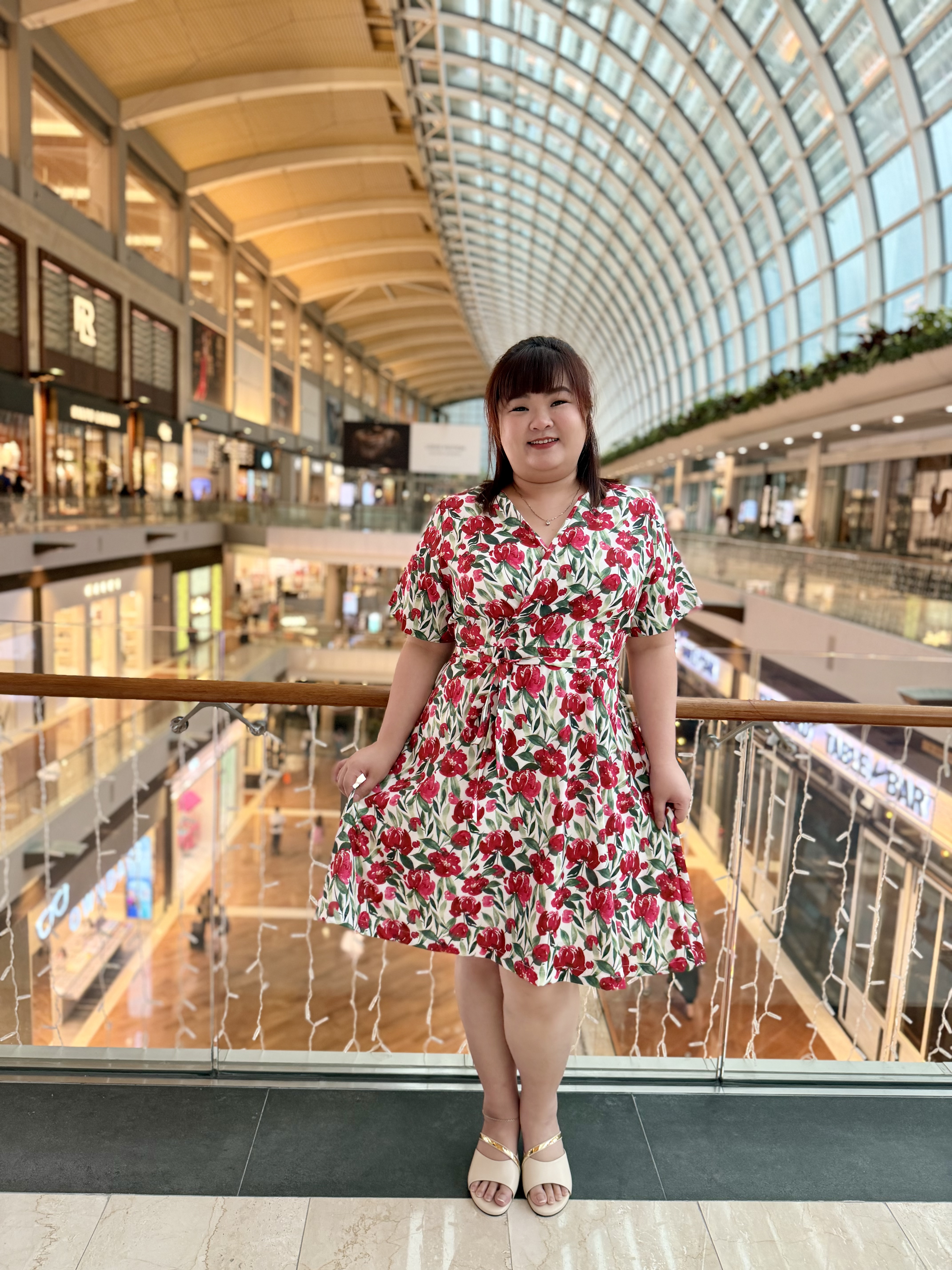 Love+ Una Red Bloom Kimono Dress | Plus Size Dress