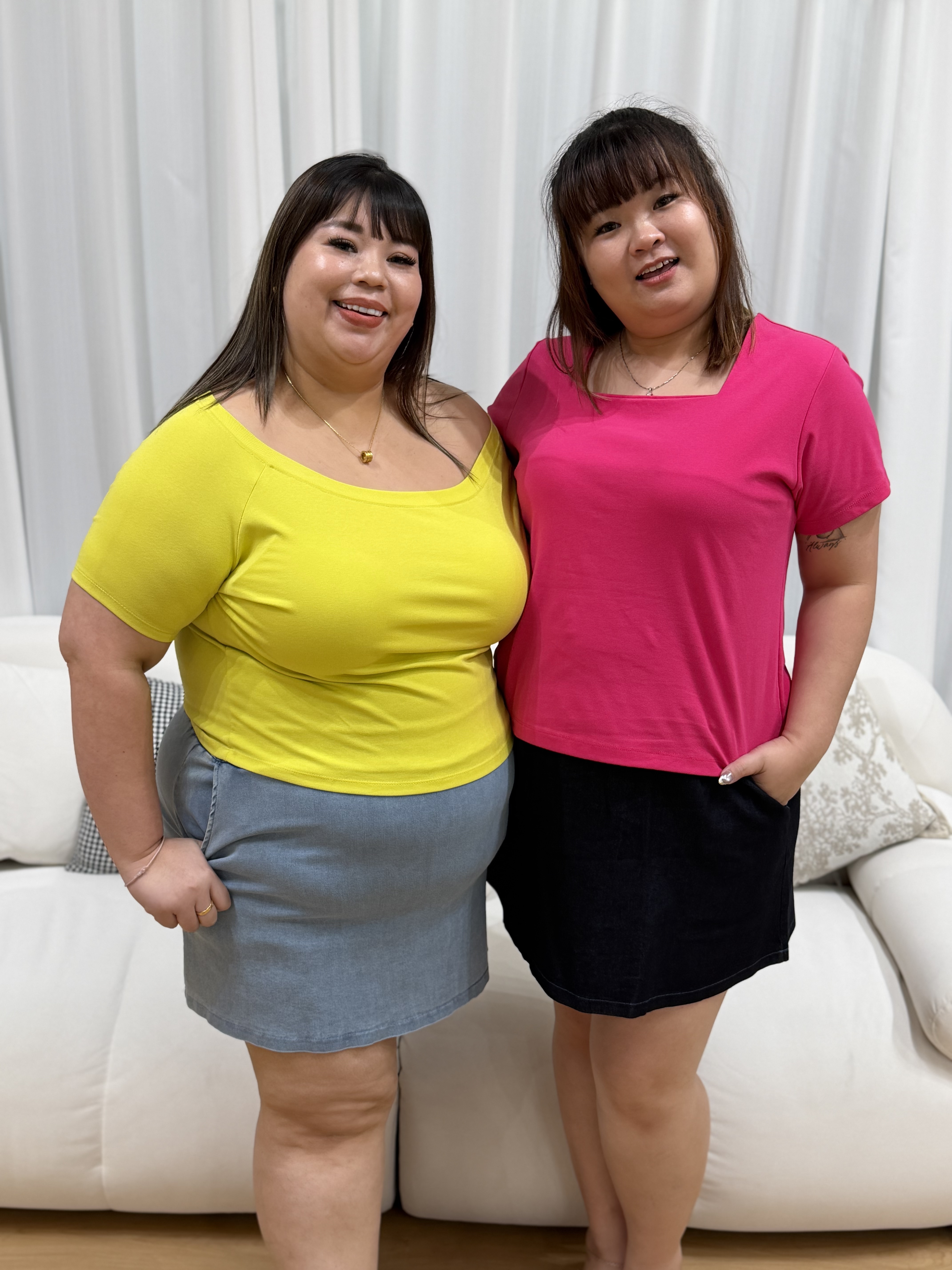 Love+ Esrika Denim Skirt #1702 | Plus Size Skirt