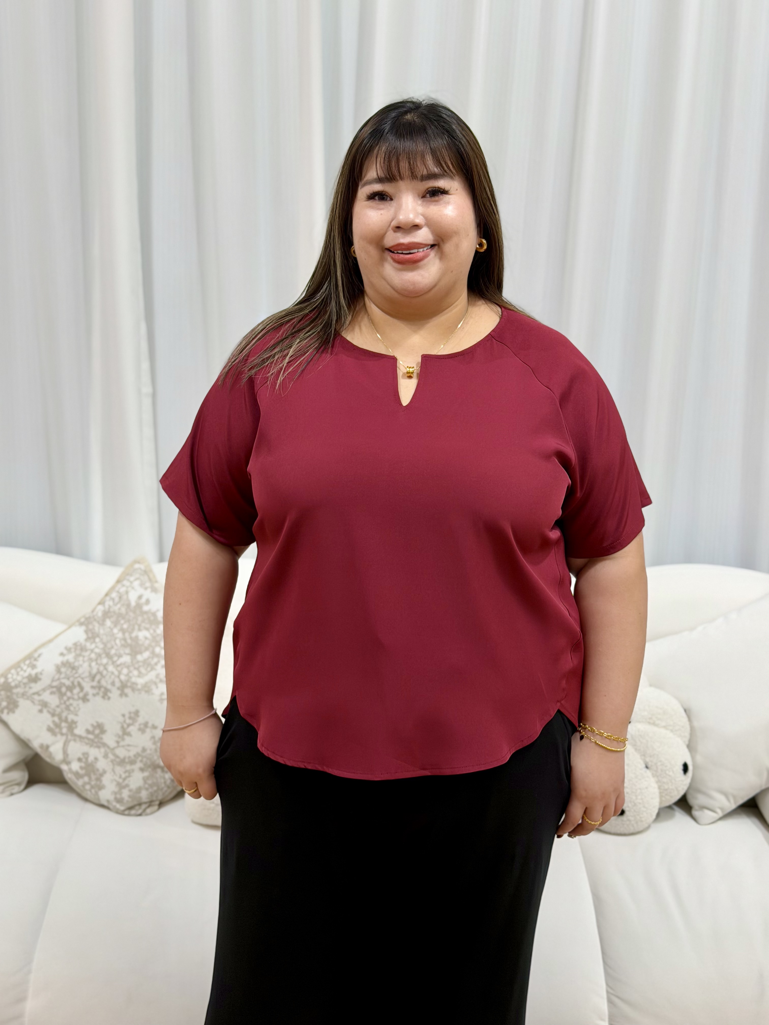 Charlene Slit Top | Plus Size Top