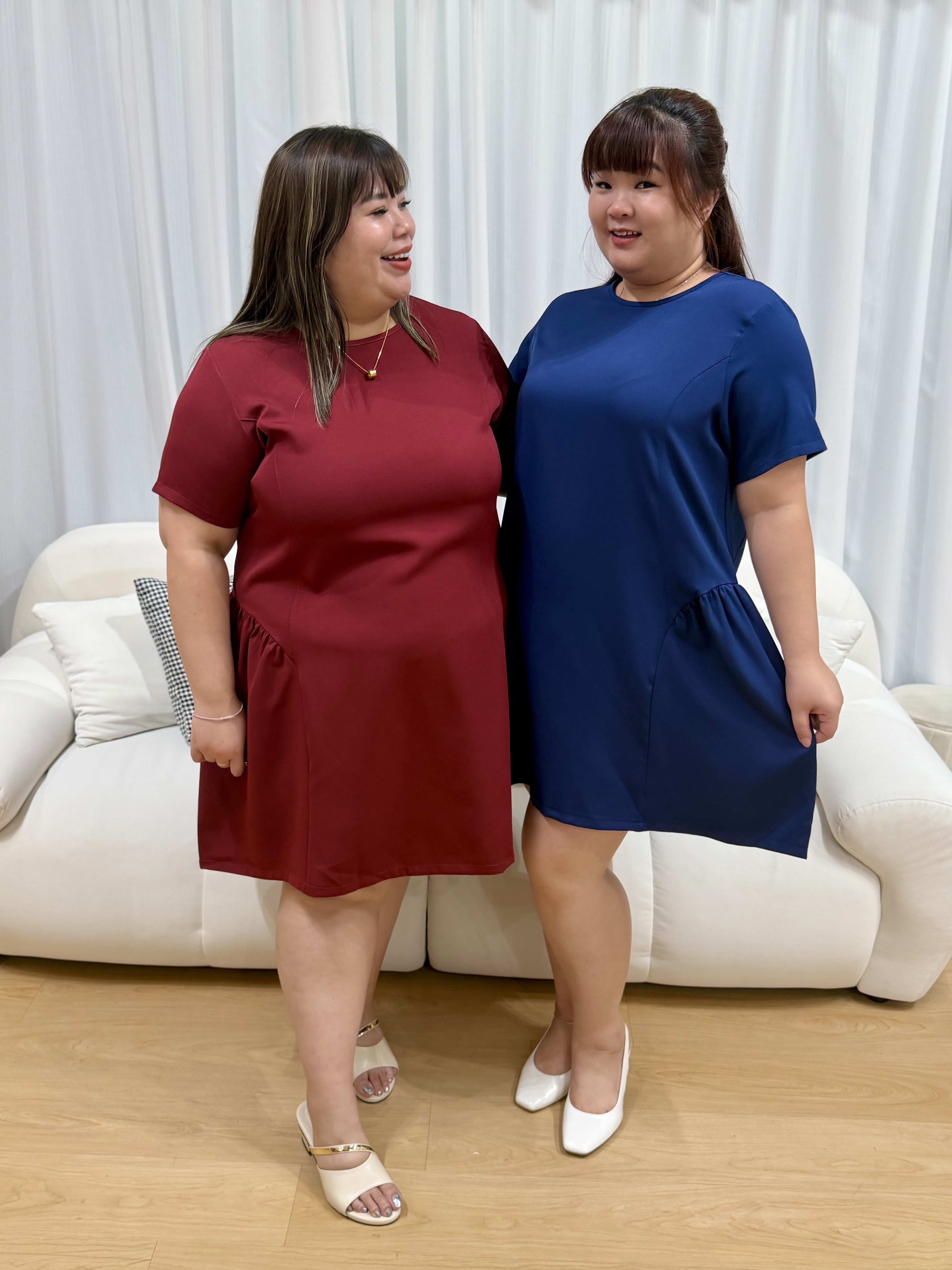 Diana Side Flutter Dress | Plus Size Dress