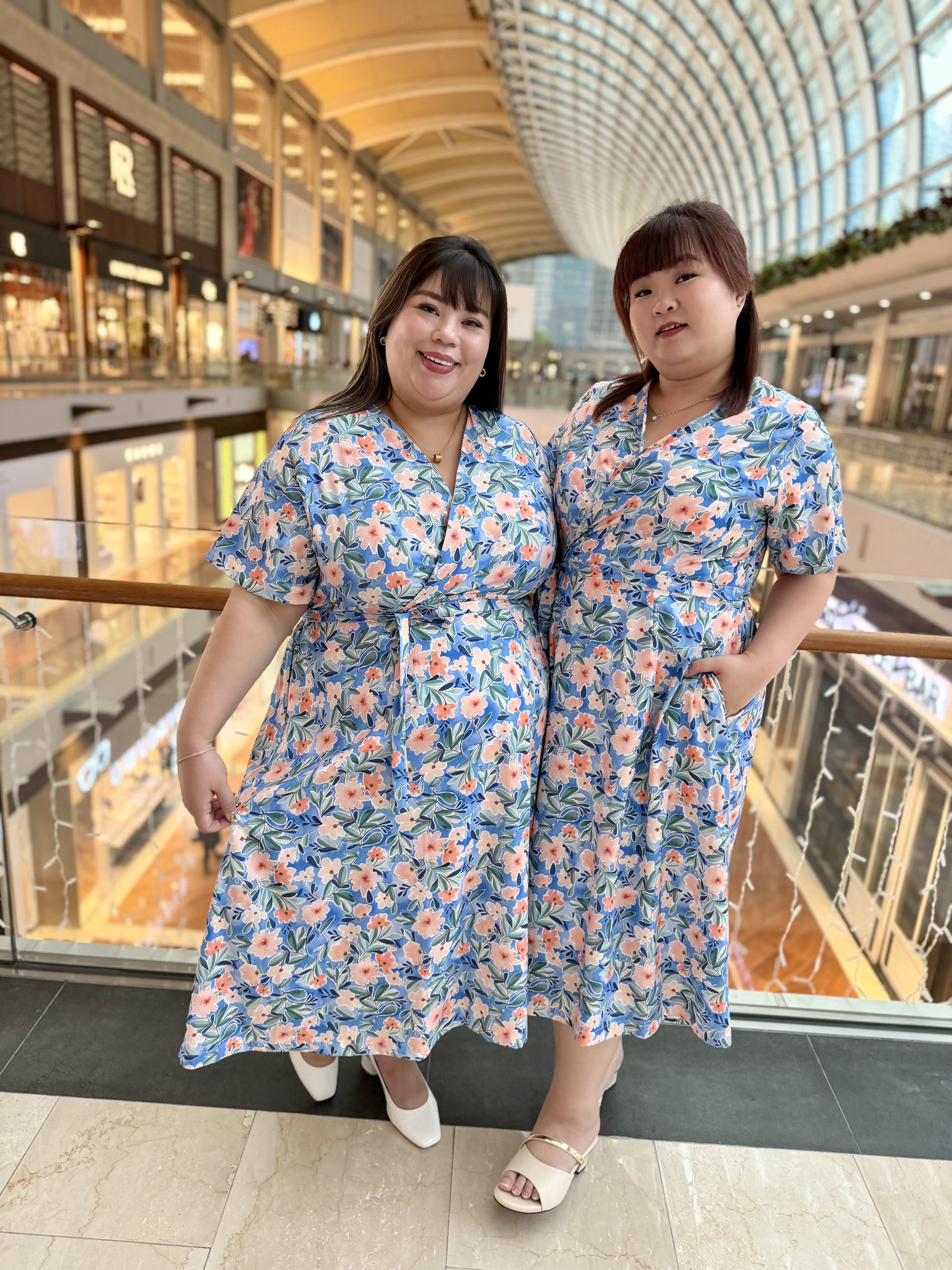 Love+ Ophelia Blue Blossom Maxi Kimono Dress | Plus Size Dress