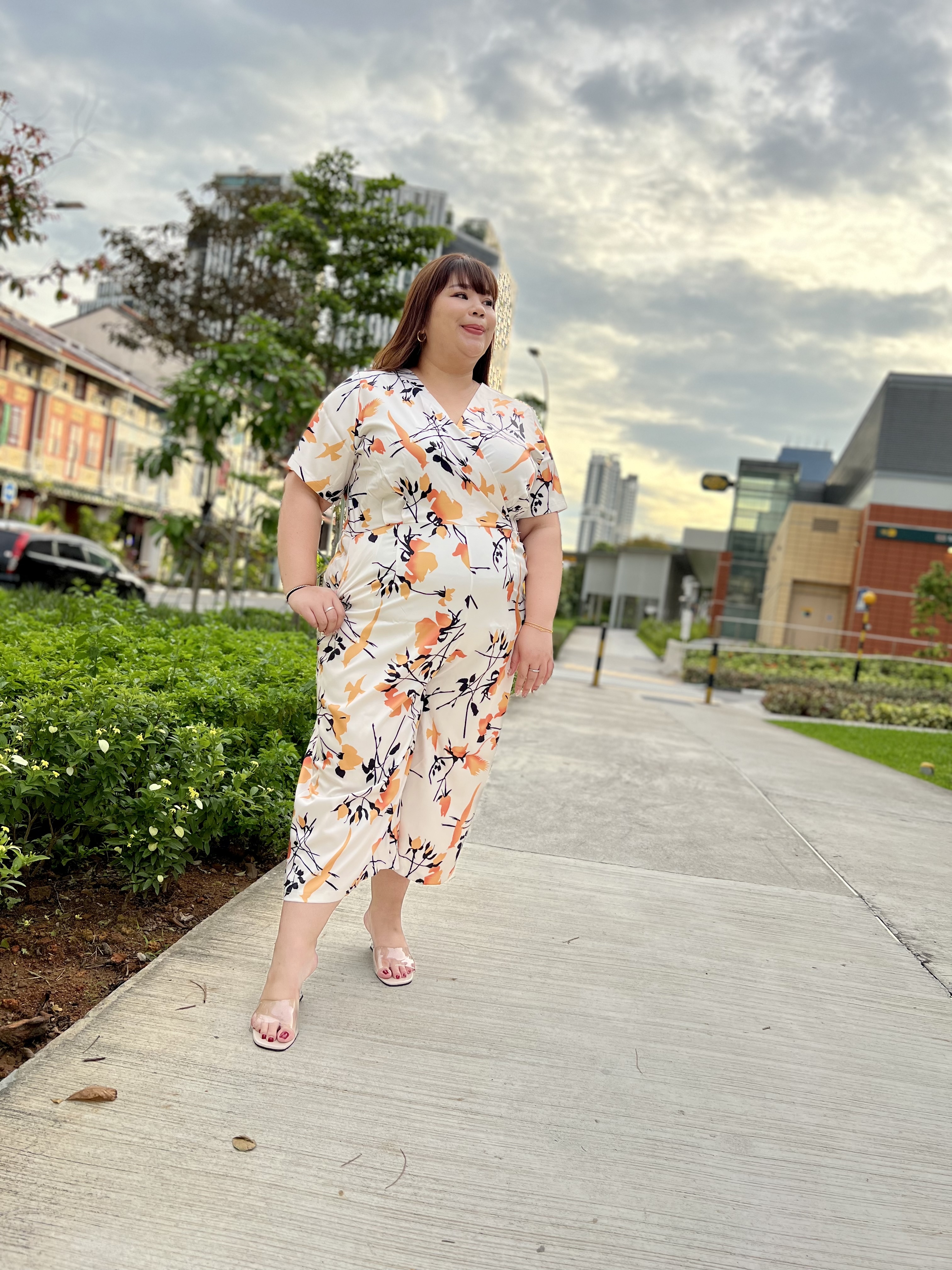 Love+ Melanie Beige Phoenix Jumpsuit| Plus Size Jumpsuit