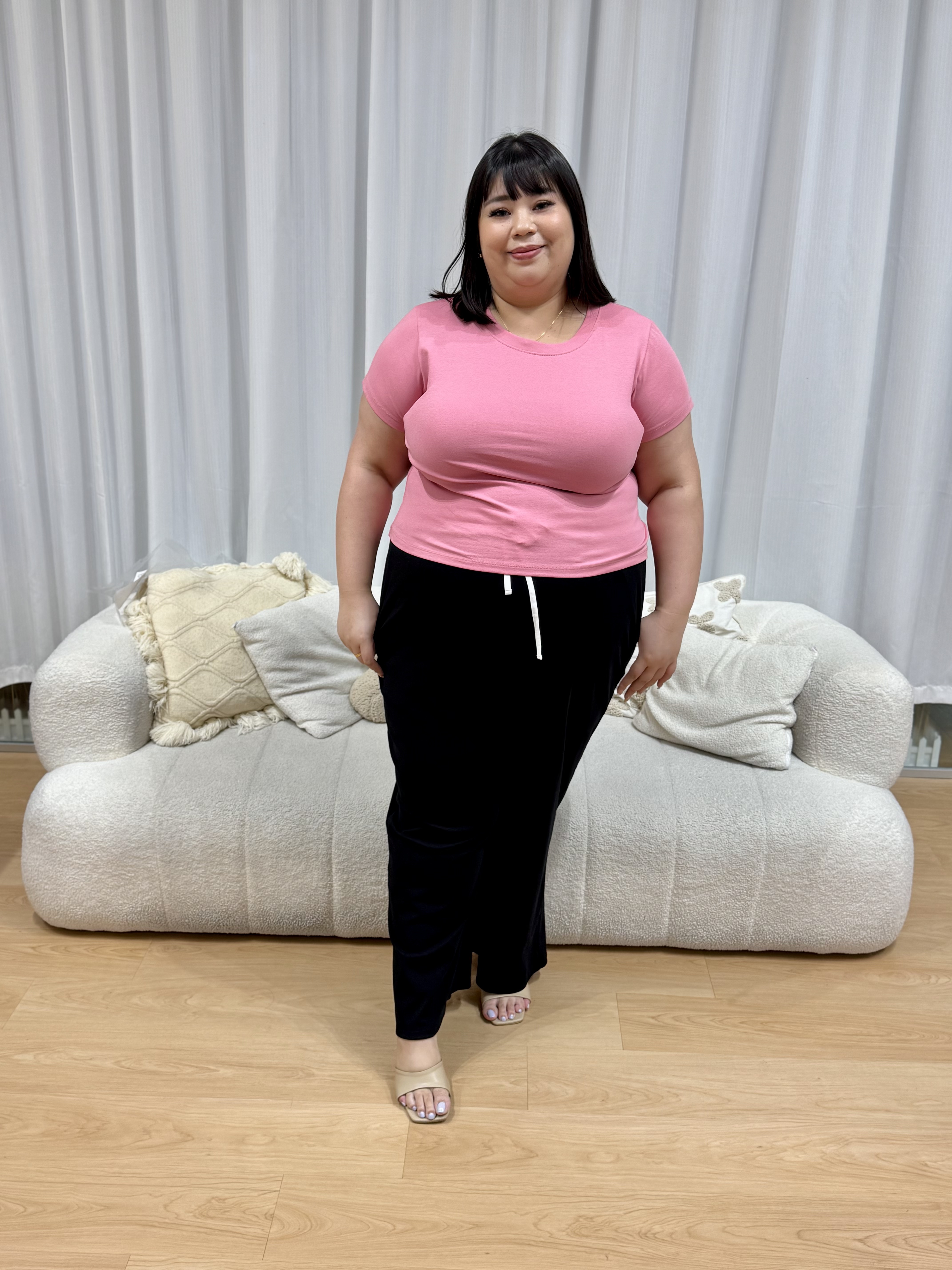 BASIC Round Neck T-Shirt | Plus Size Top 