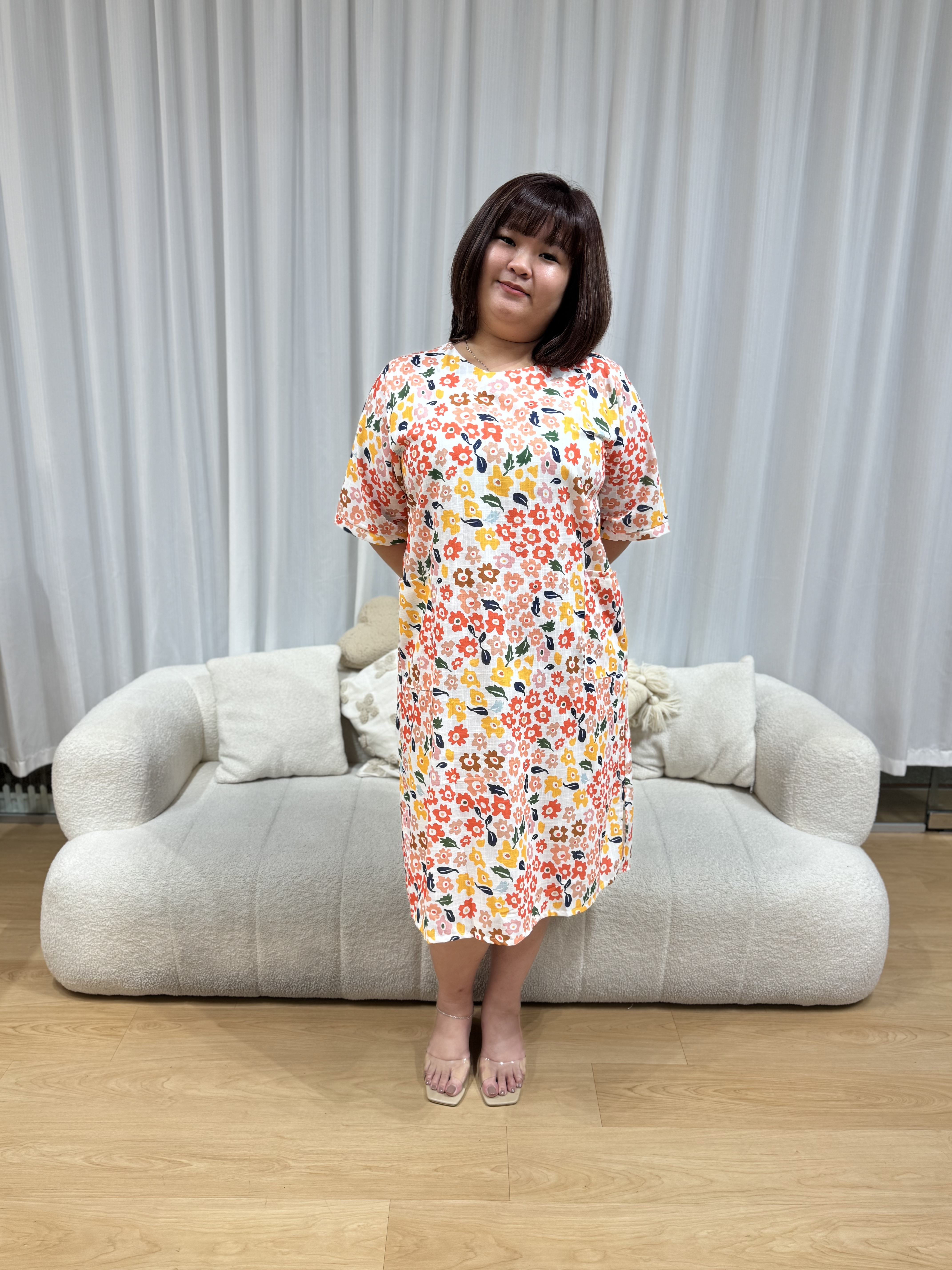 Mdm Linen Dress | Plus Size Dress