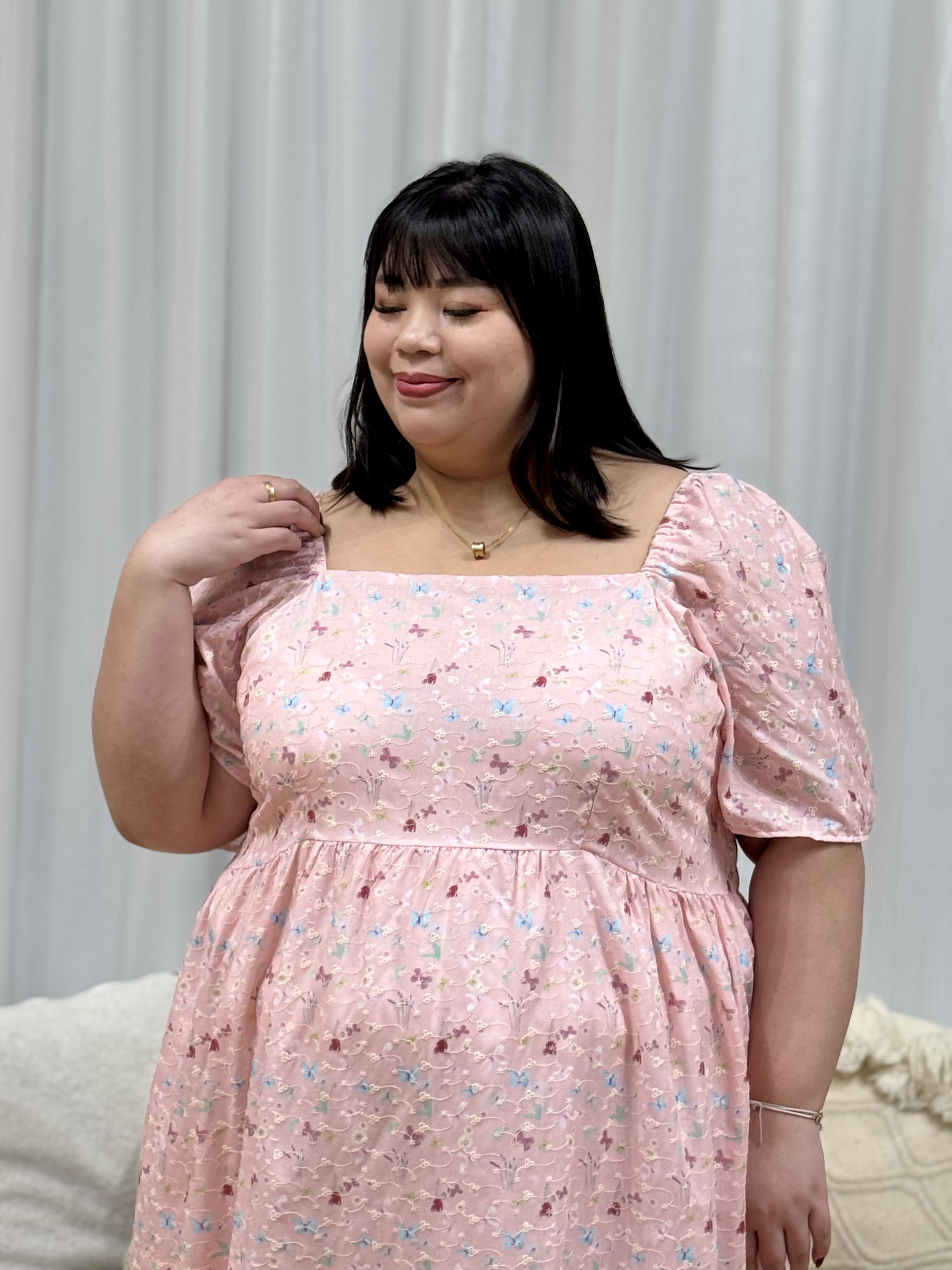 Love+ Tammy Embroidery Lace Dress | Plus Size Dress