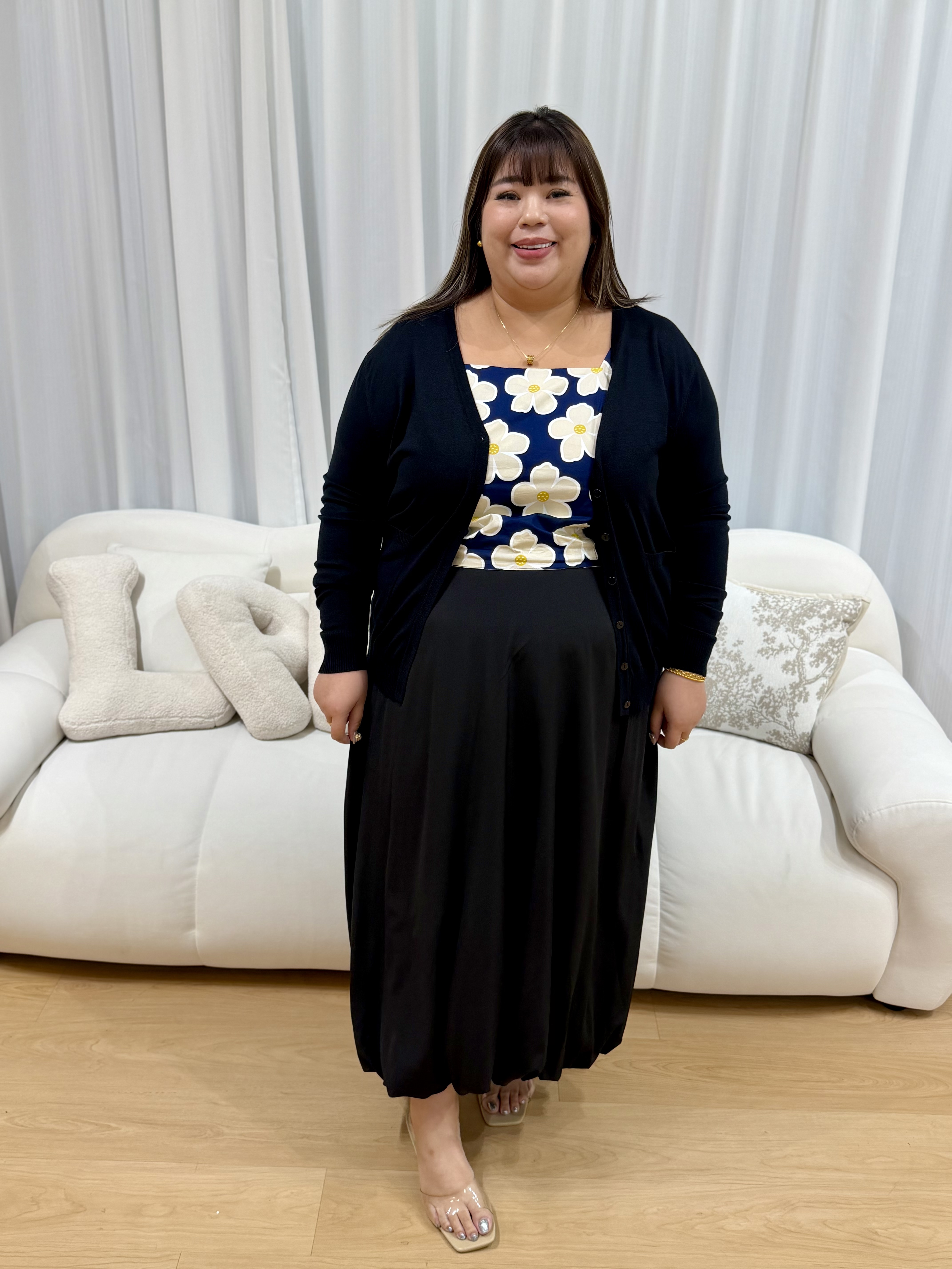 Tansy Abstract Floral Top | Plus Size Top