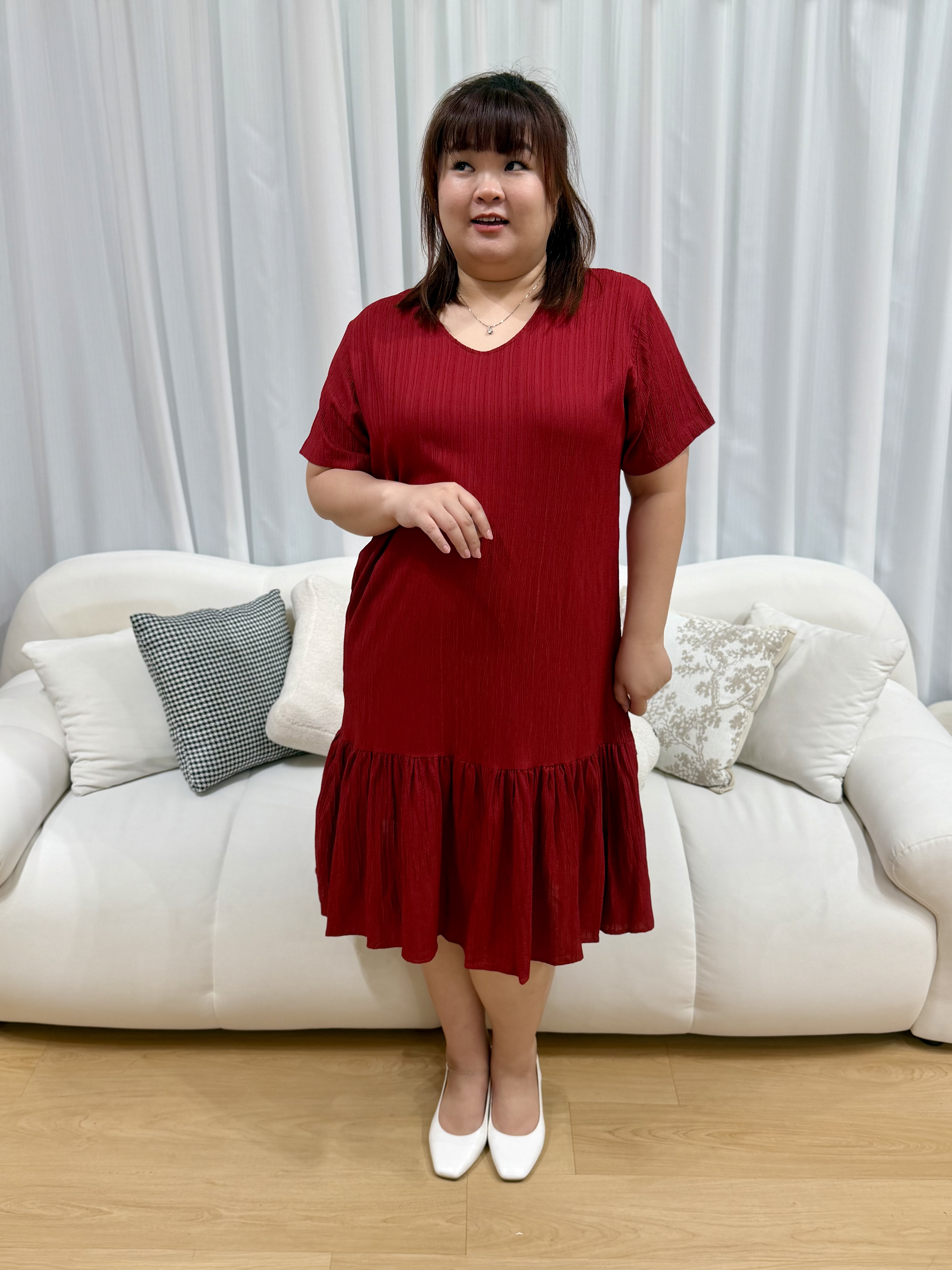 Orlena Solid Dress | Plus Size Dress