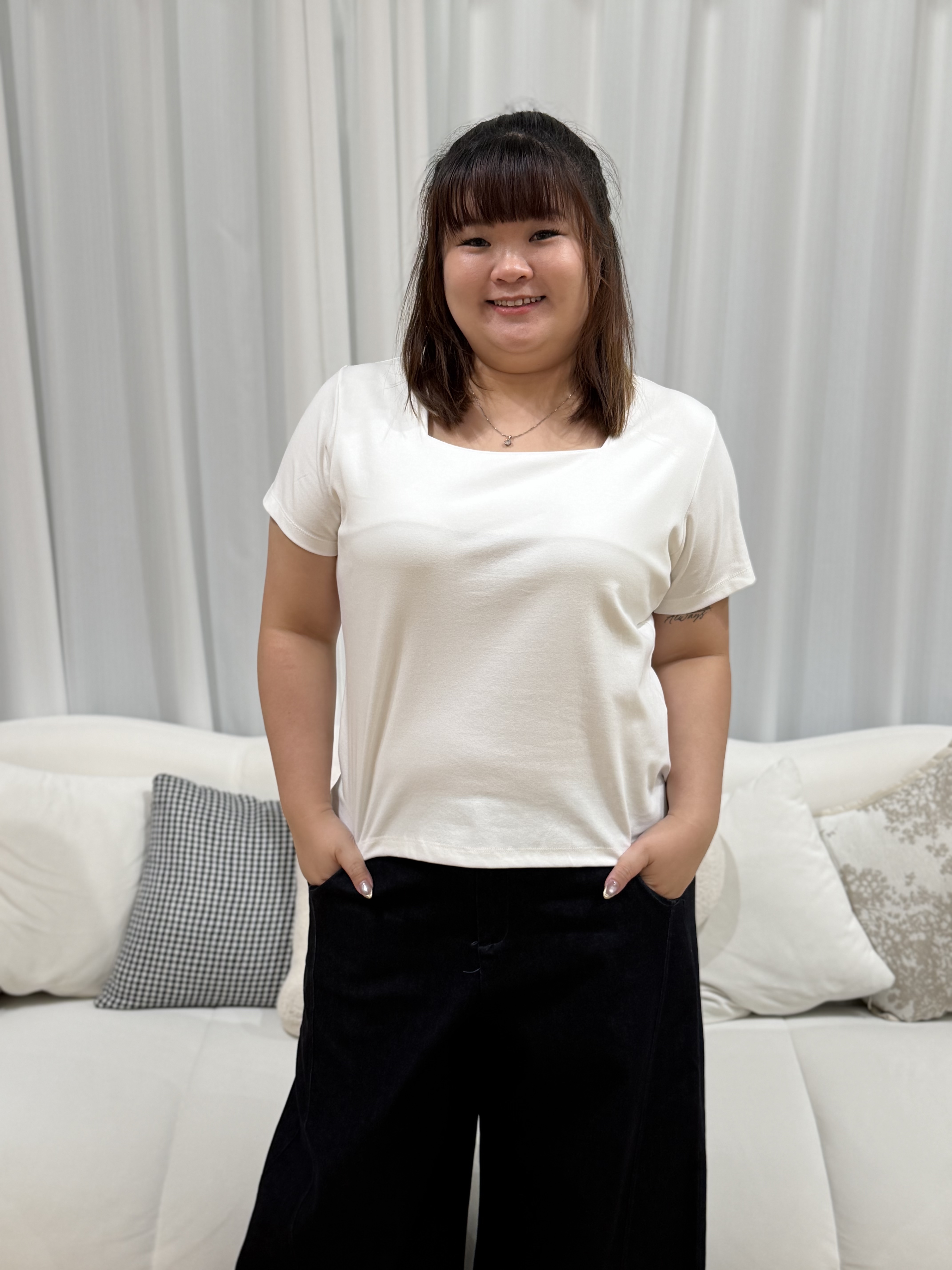 Love+ Kyra Premium Cotton Boxy Top | Plus Size Top