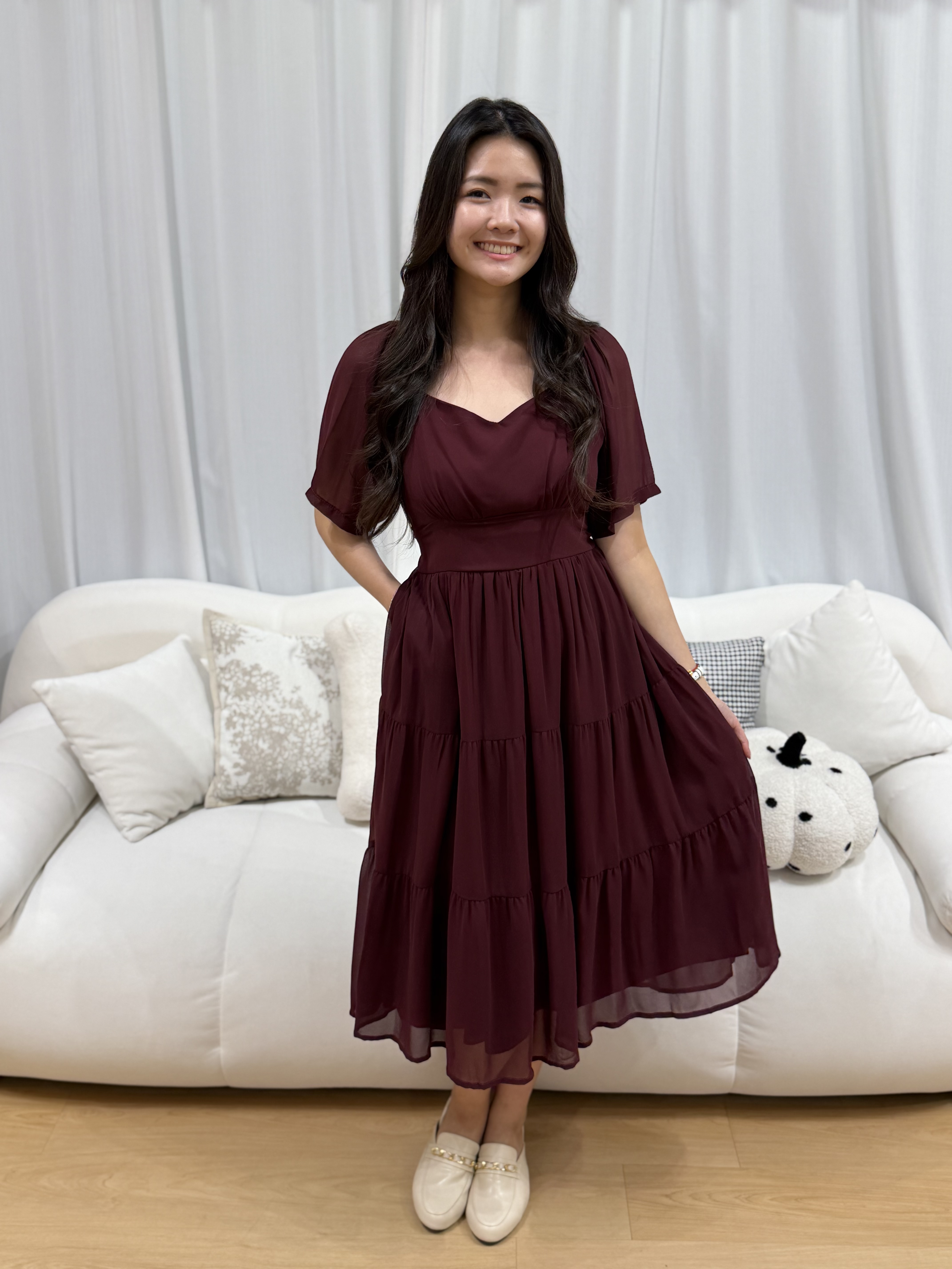 Love+ Riviera Chiffon Dainty Dress | Plus Size Dress