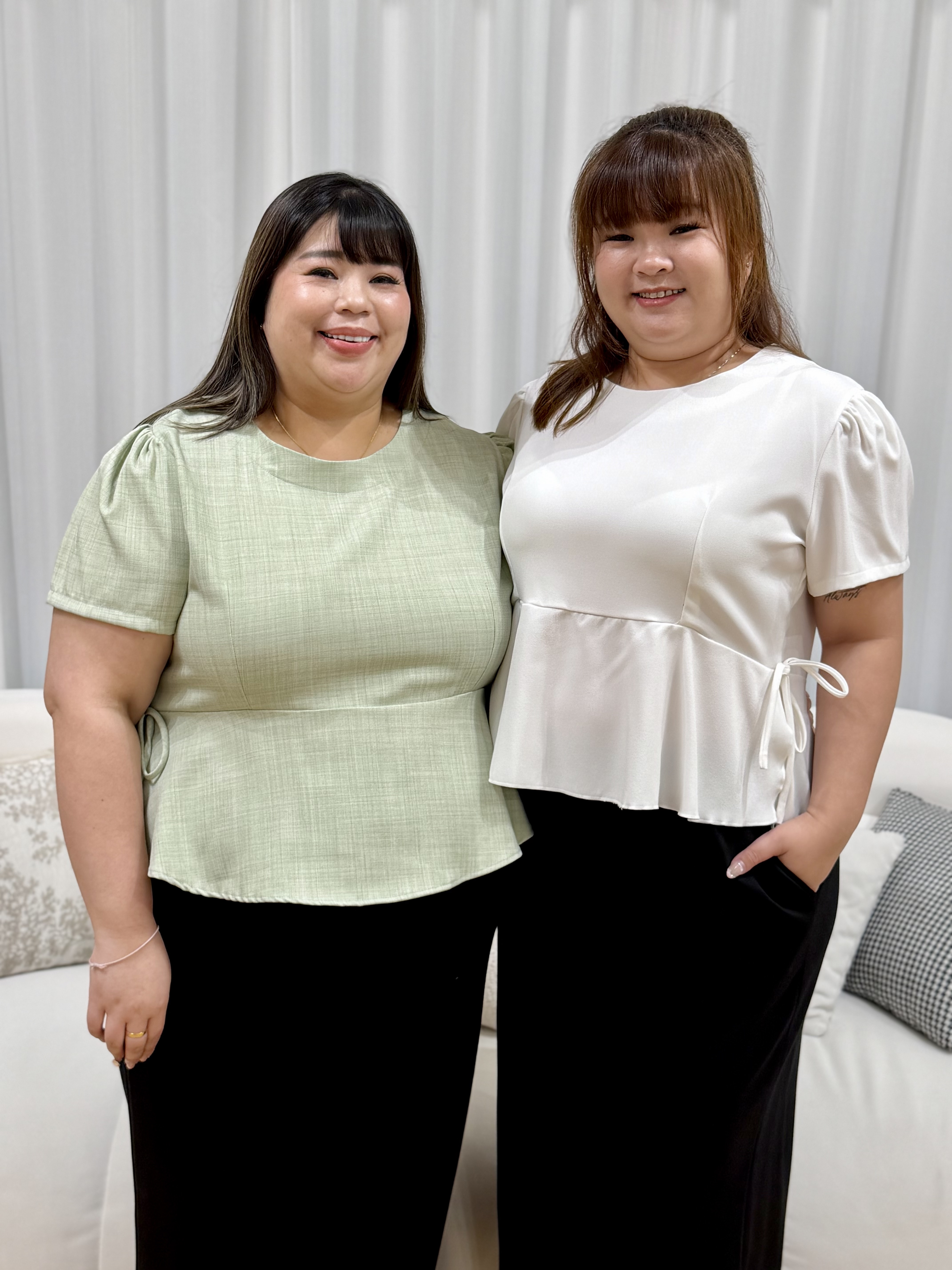 Missy Ribbon Work Top | Plus Size Top