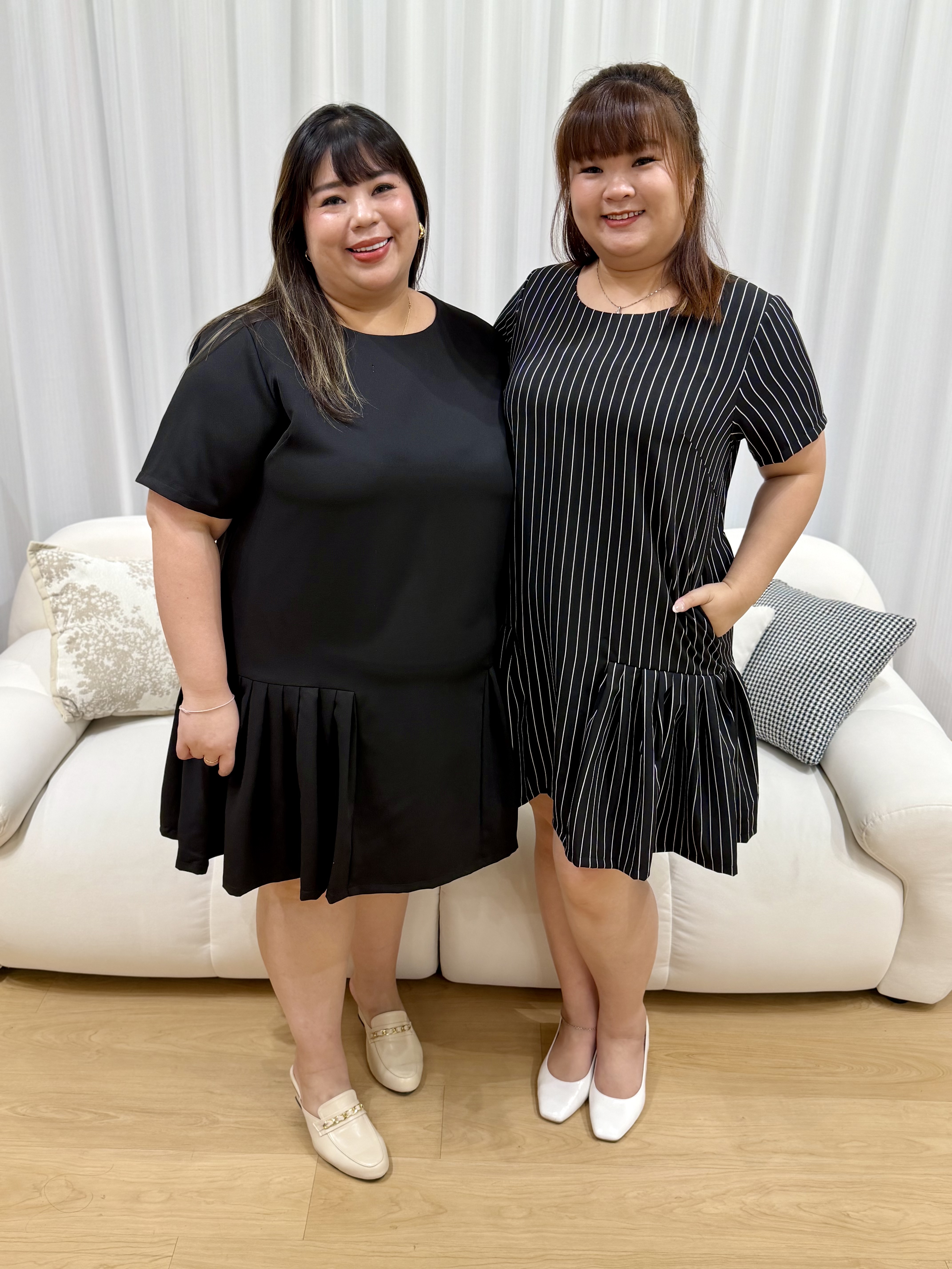 Teenio Side Pleats Work Dress | Plus Size Dress
