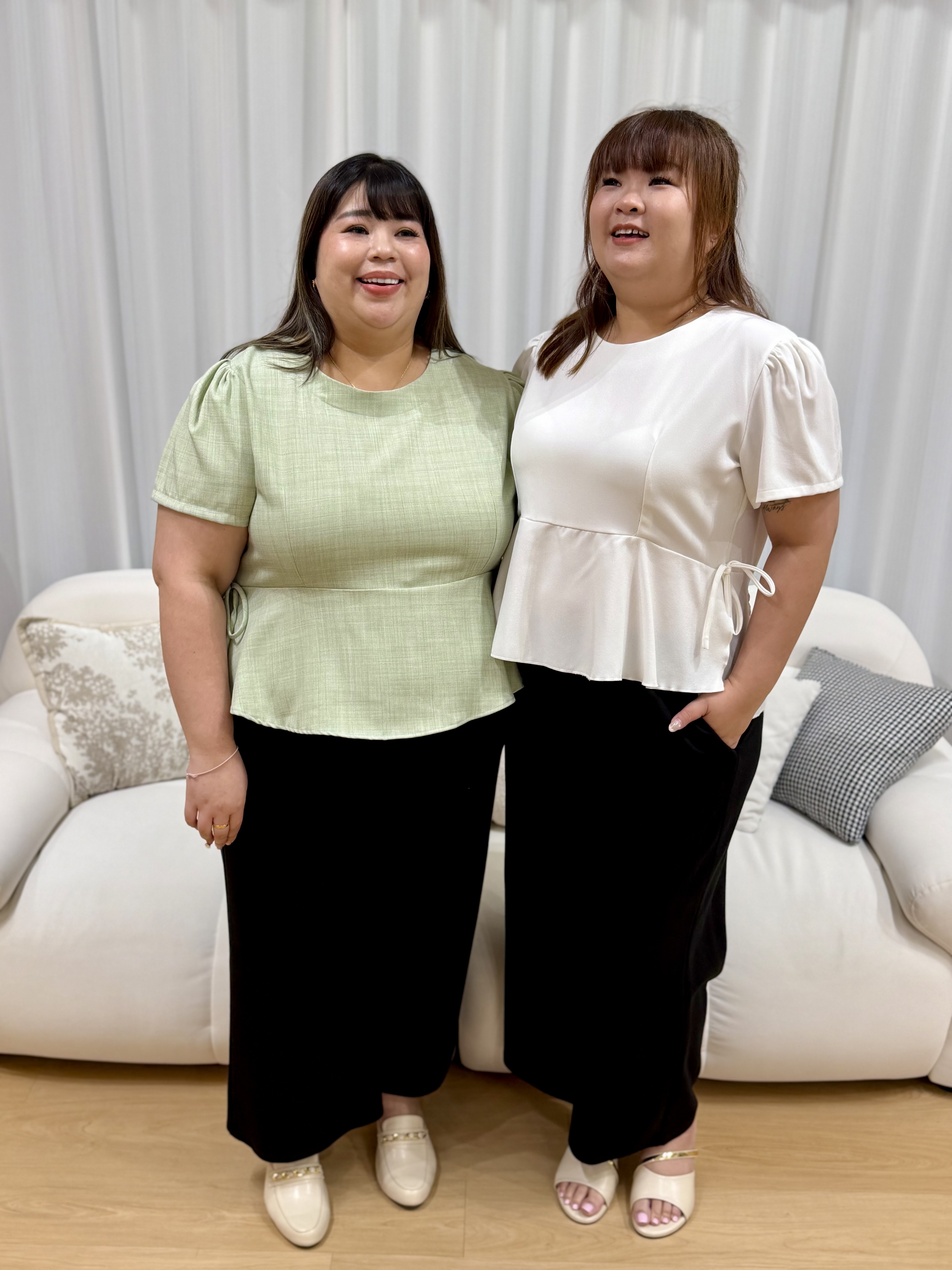 Missy Ribbon Work Top | Plus Size Top