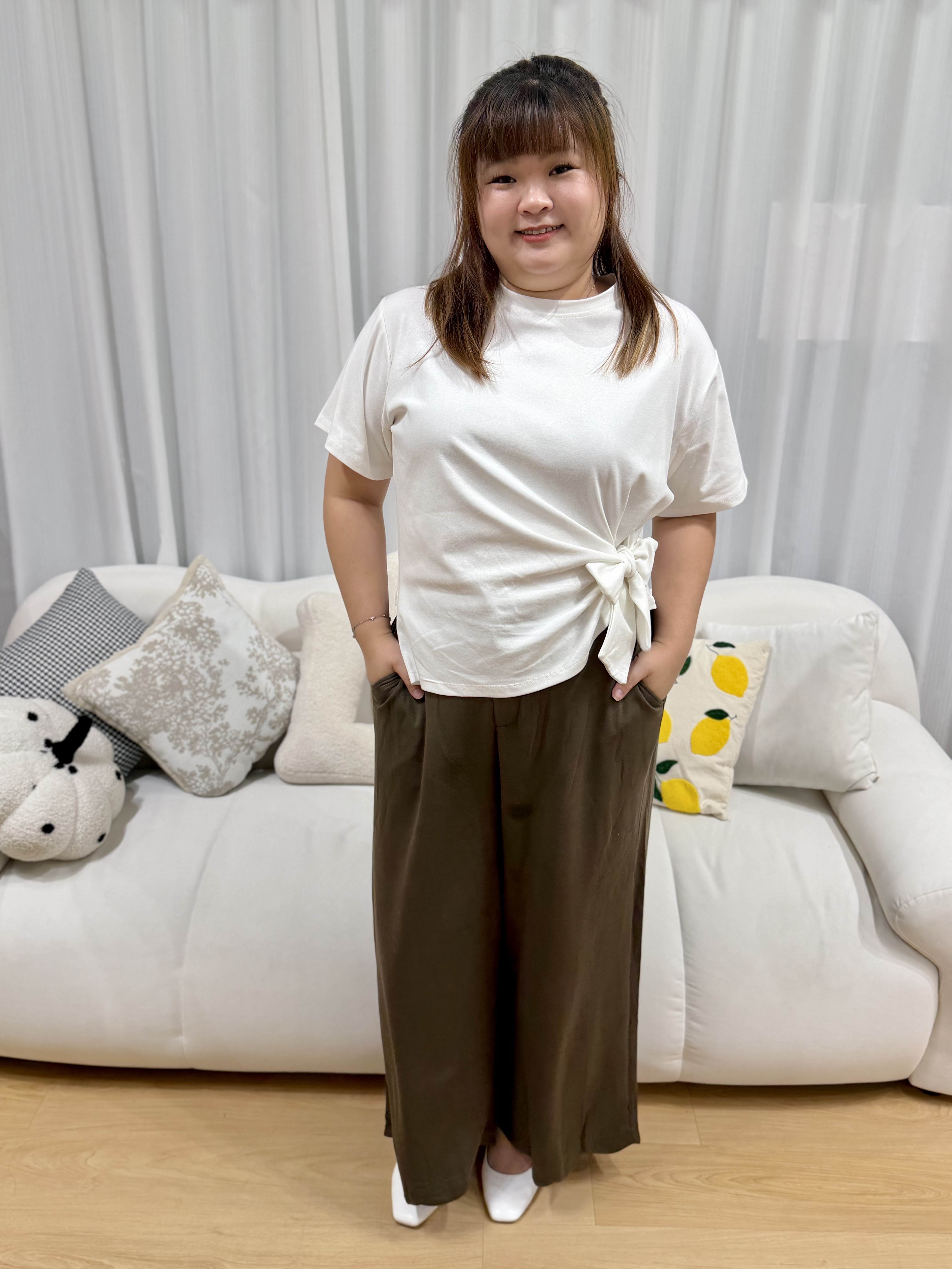 Love+ Zica Scallop AC Pants #2250 | Plus Size Pants