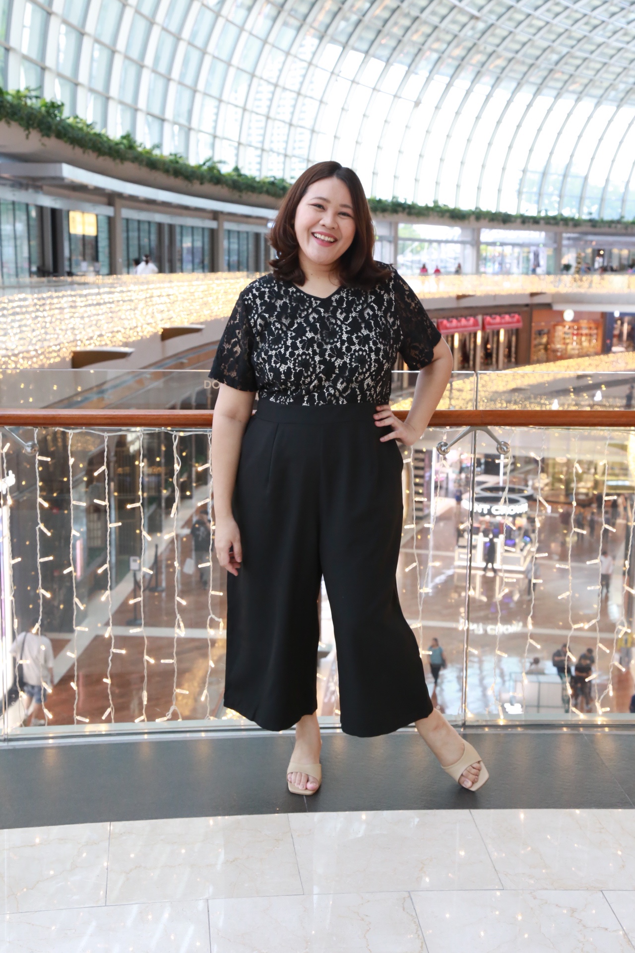 Love+ Eli Nova Premium Lace Black Jumpsuit | Plus Size Jumpsuit